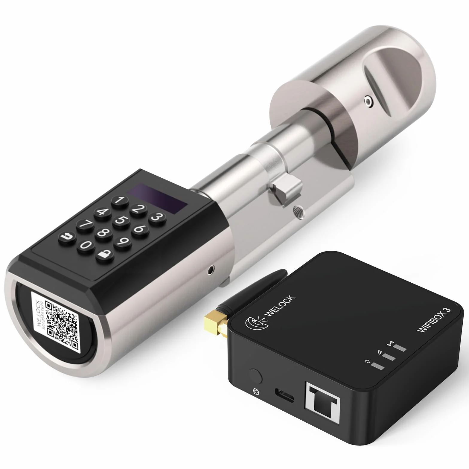 WELOCK PCBWIFIBOX Serratura Smart con WiFi e Password, RFID Card, serratura elettronica serratura porta blindata livello di impermeabilità IP65