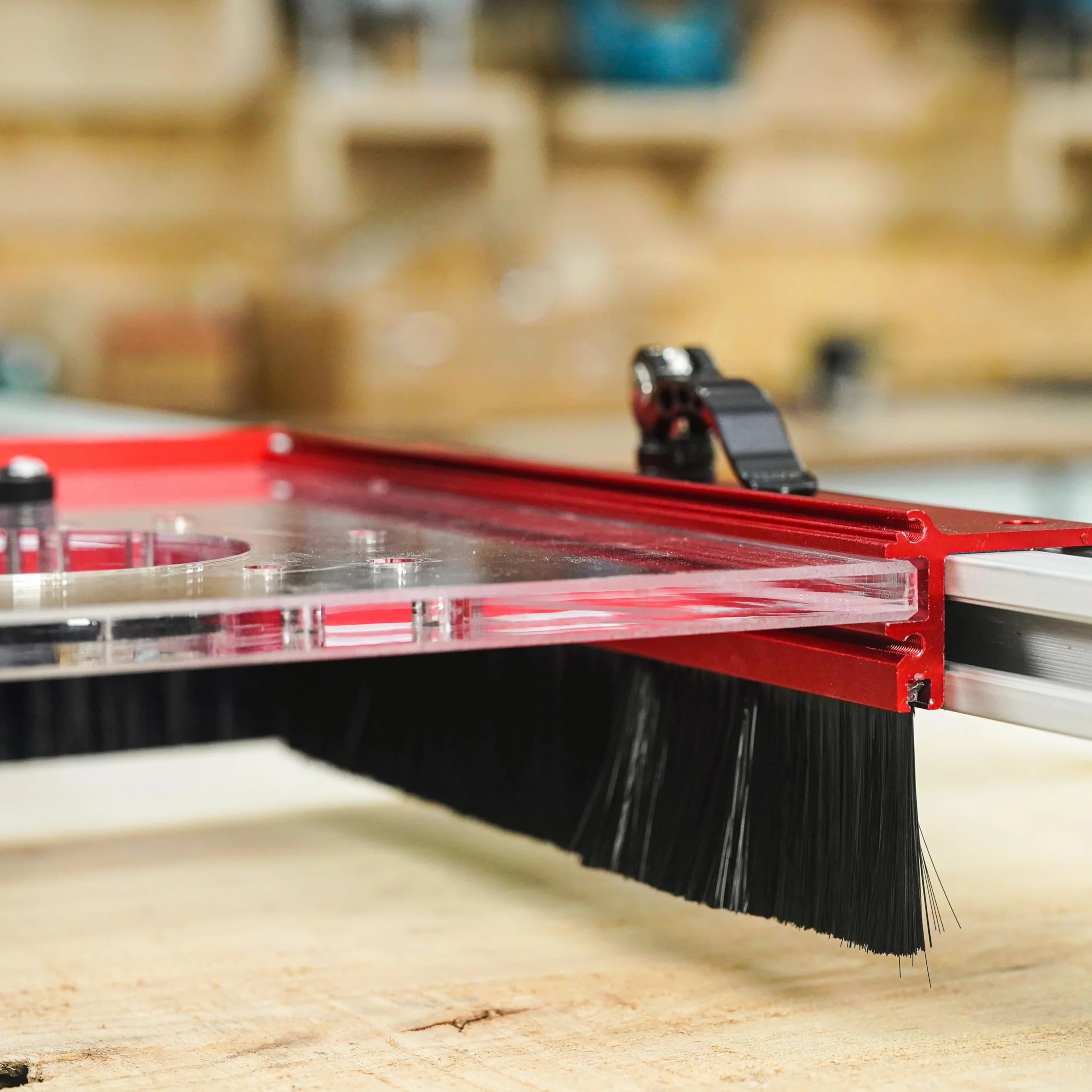 SpeTool Copertura per collettore di polvere per frese piatte, interfaccia di raccolta della polvere da 2 a 15/32", collegare l'aspirapolvere, accessori per l'appiattimento della piastra compatibile