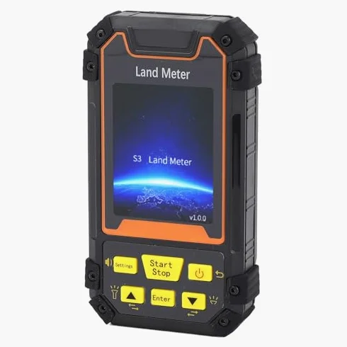 CHICIRIS Land Meter S3, Mini Geometra Portatile Portatile con Schermo a Colori da 2,4 Pollici per la Misurazione della Distanza Dell'area, Ricevitore GNSS Ad Alta sensibilità,