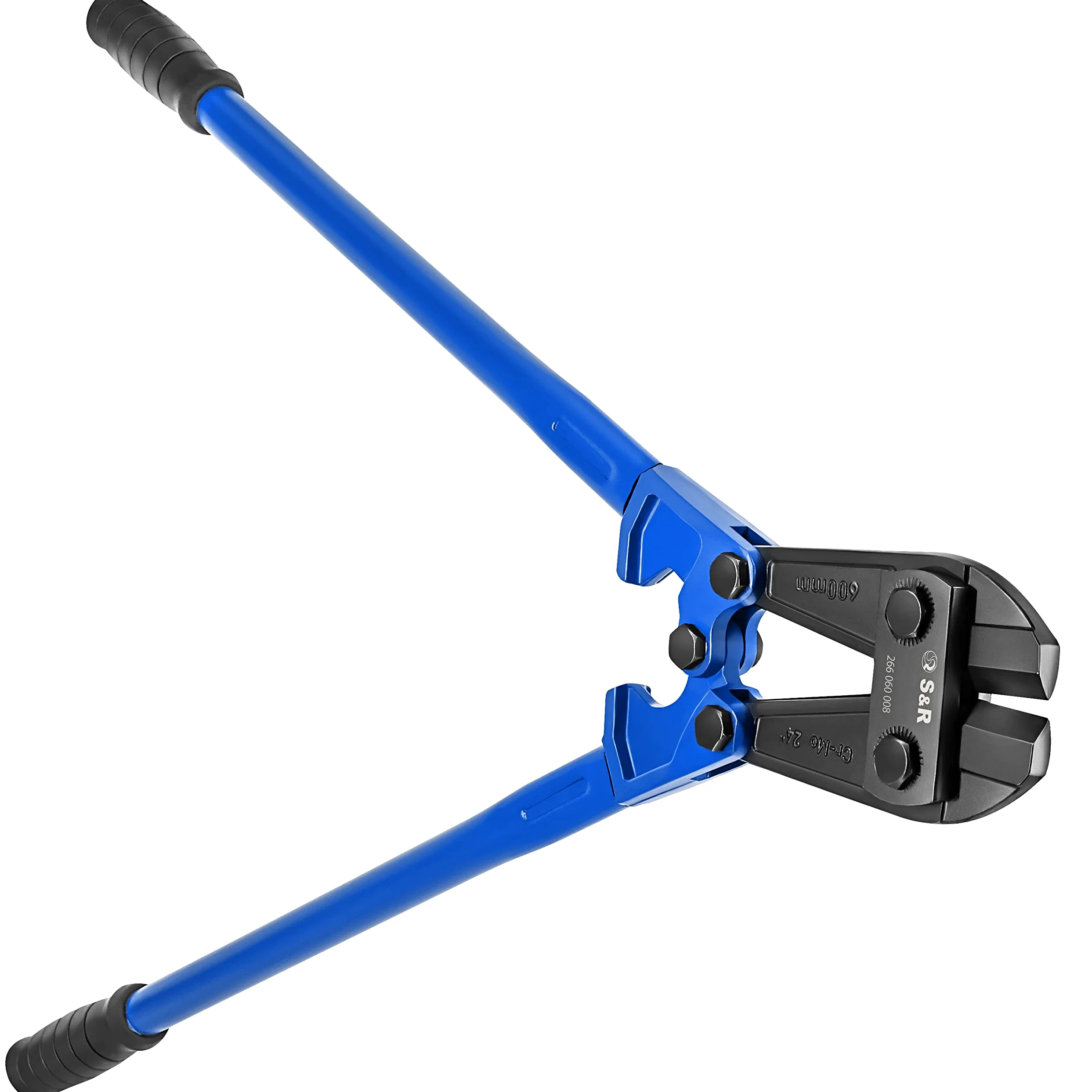 S&R Tagliabulloni Professionale - Tronchese per Ferro Bulloni Manuale 600 mm. Peso 2,2Kg. Taglio fino a 8mm. Qualità Professionale