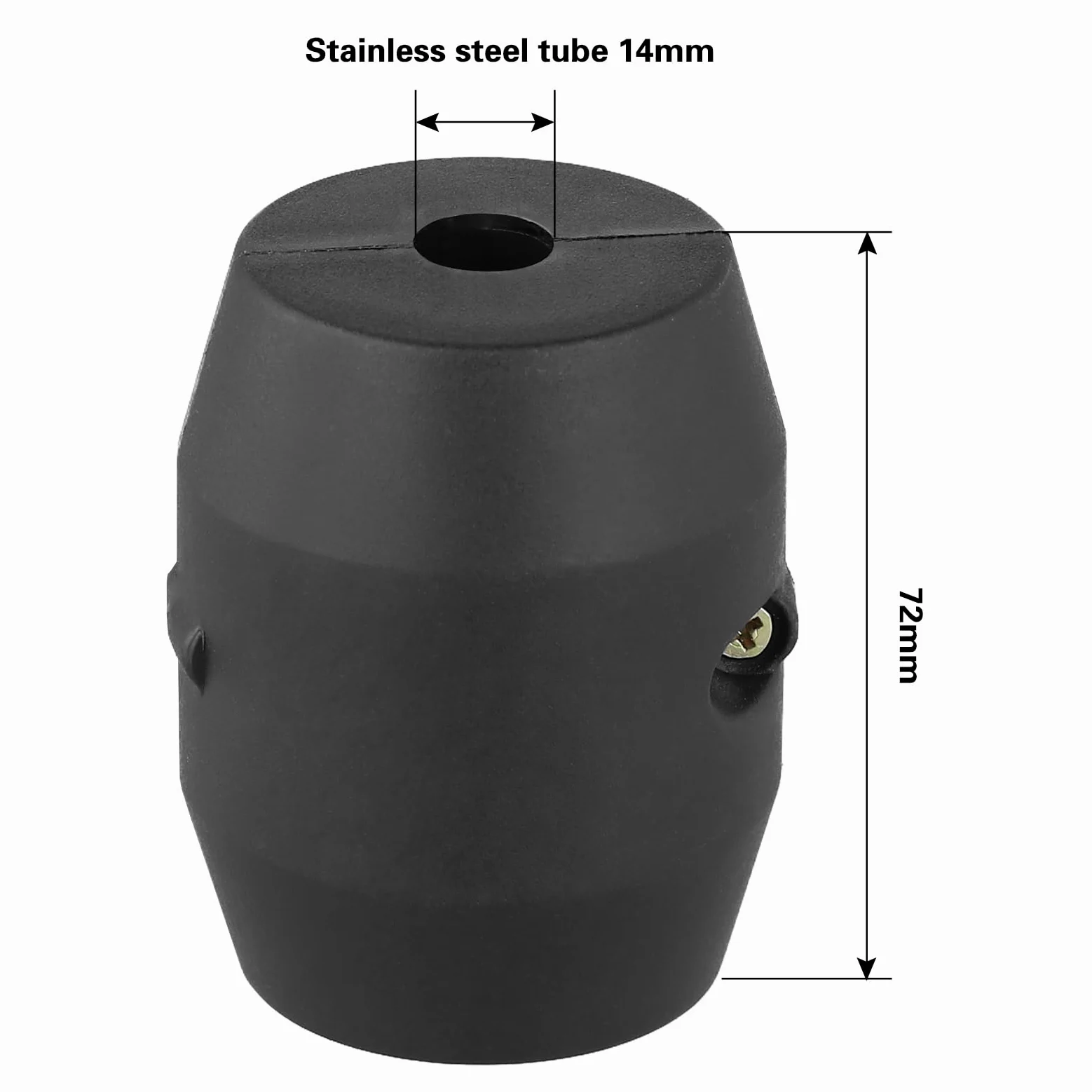 Tubo da cucina Peso Heavy Ball di ricambio per rubinetto della cucina di ricambio lavello estrarre rubinetto Peso -Nero