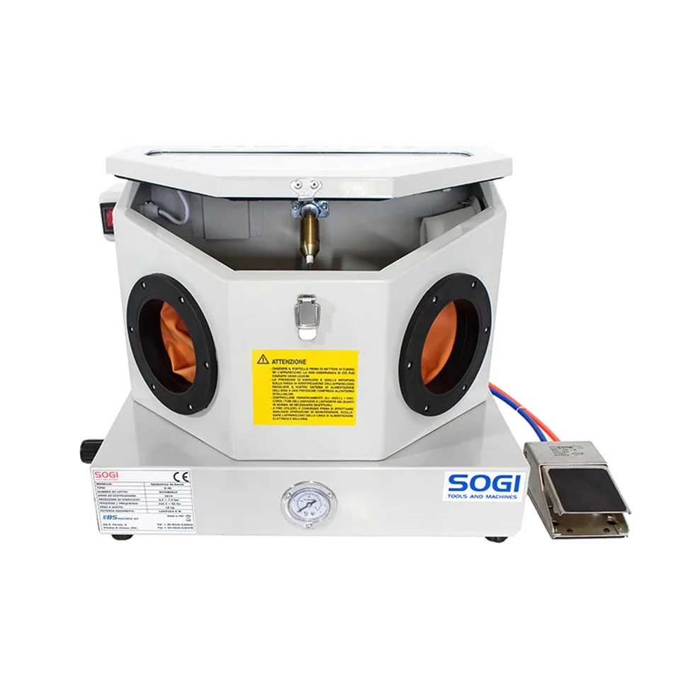 SOGI S-30 SABBIATRICE DA BANCO PROFESSIONALE CON ACCESSORI