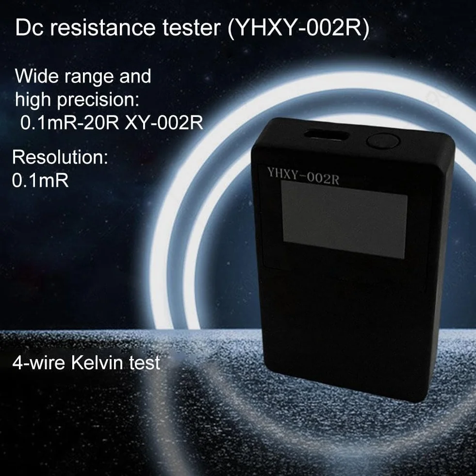 1oc YHXY-002R - Misuratore di resistenza, 0,03%, 0,0001 Ohm - 20 Ohm