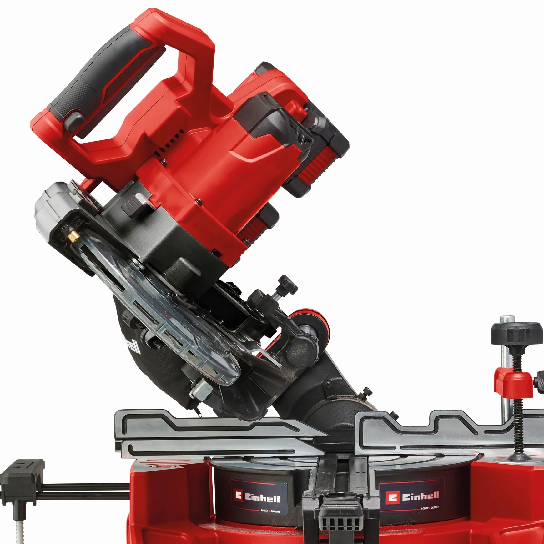 Einhell Batteria Radiale Sega troncatrice/troncatrice TE-SM 36/8 L Li Solo Power X-Change (36 V, profondità di taglio massima/larghezza: 65 mm x 305 mm, Ø216 mm, testa per sega inclinabile, senza