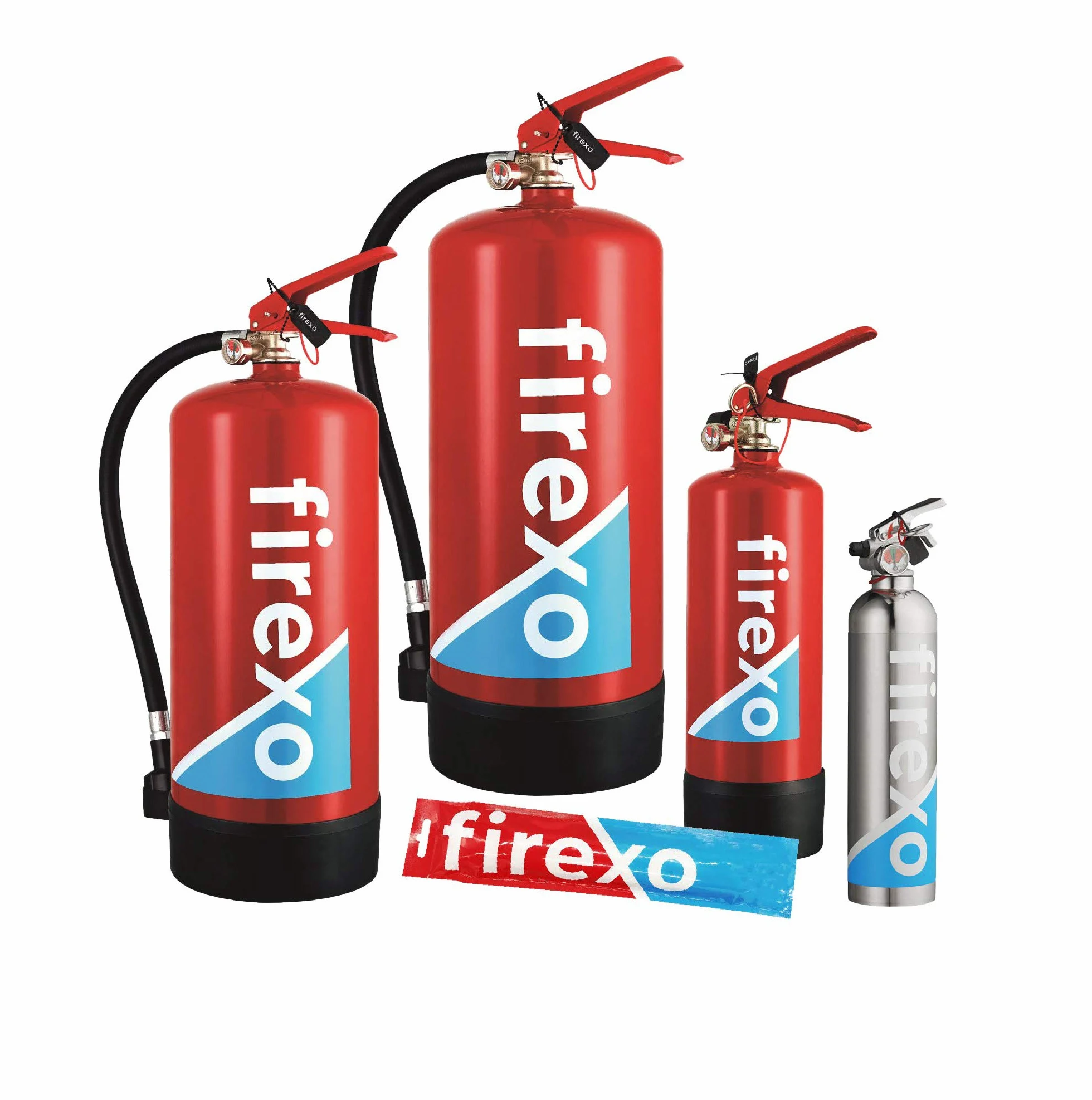 Firexo Estintore (6 Liter) - Fire Extinguisher Per Casa, Ristorante, Cucina, Camper, Lavoro, Barca, Camino - Estintore per tutte le classi di incendio