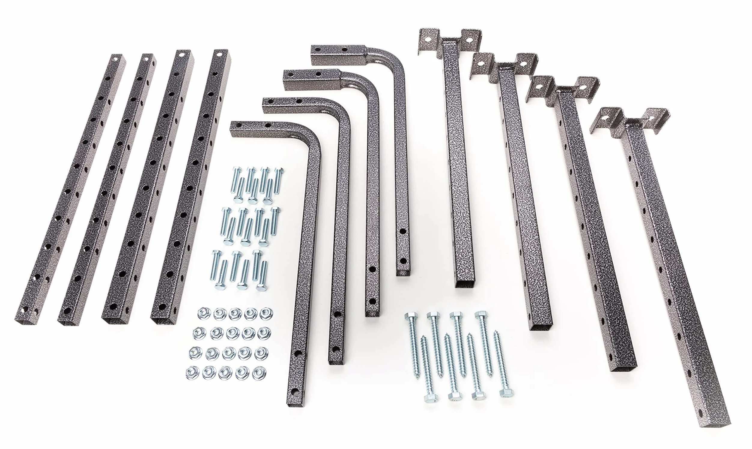 HyLoft 80844-10 34 in. x 26 in. Adjustable Garage Ceiling Mount Storage Rack Kit - Hammertone