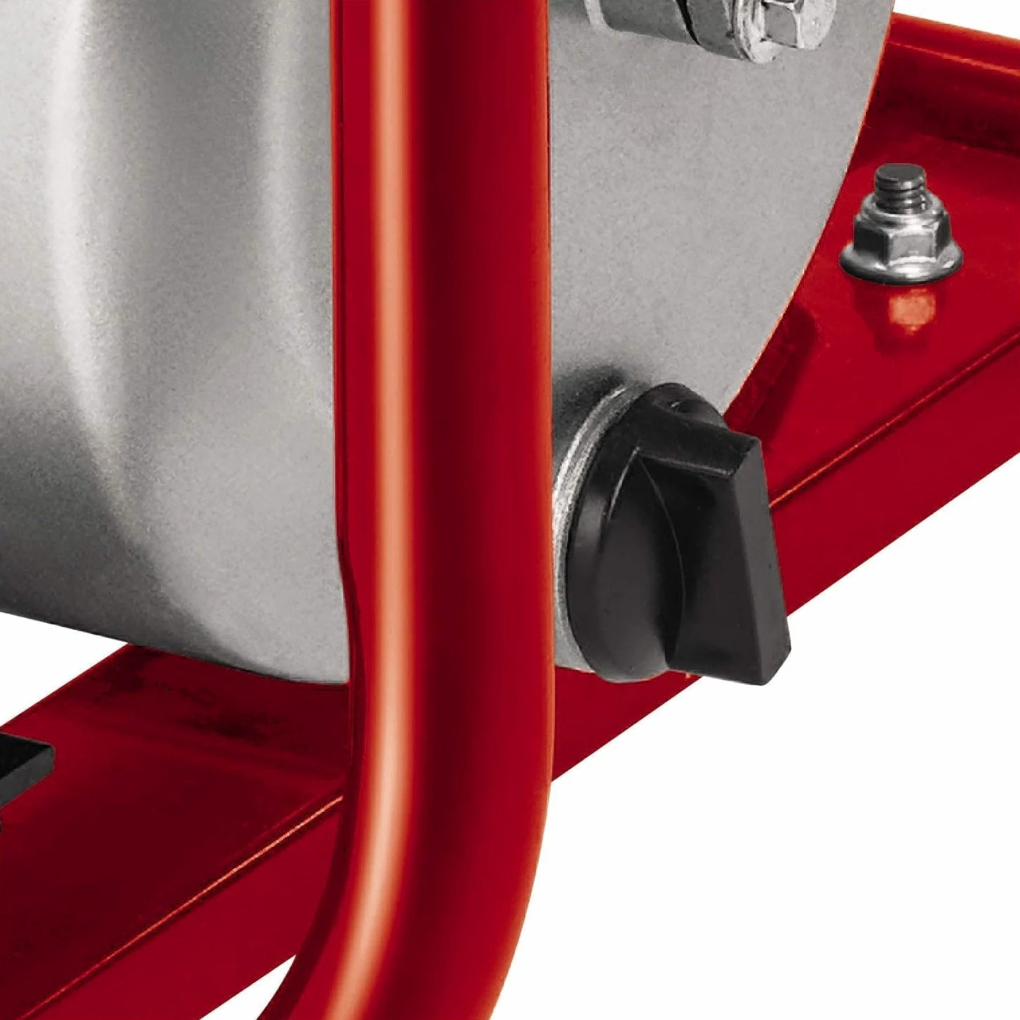 Einhell GE-PW 46 Motopompa (motore benzina 4 tempi, 4600 W - 6,3 HP, portata max 23000 L/h, prevalenza 26 m, altezza aspirazione max 6,5m, serbatoio benzina 3,6 l, dispositivo arresto mancanza olio)