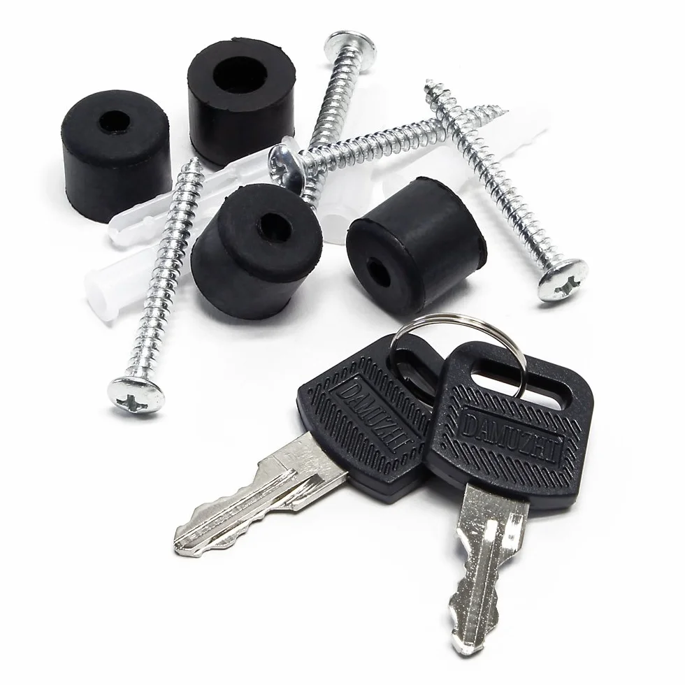 Wiltec Set Cassetta postale singola autoportante V17 antracite, con telaio di supporto