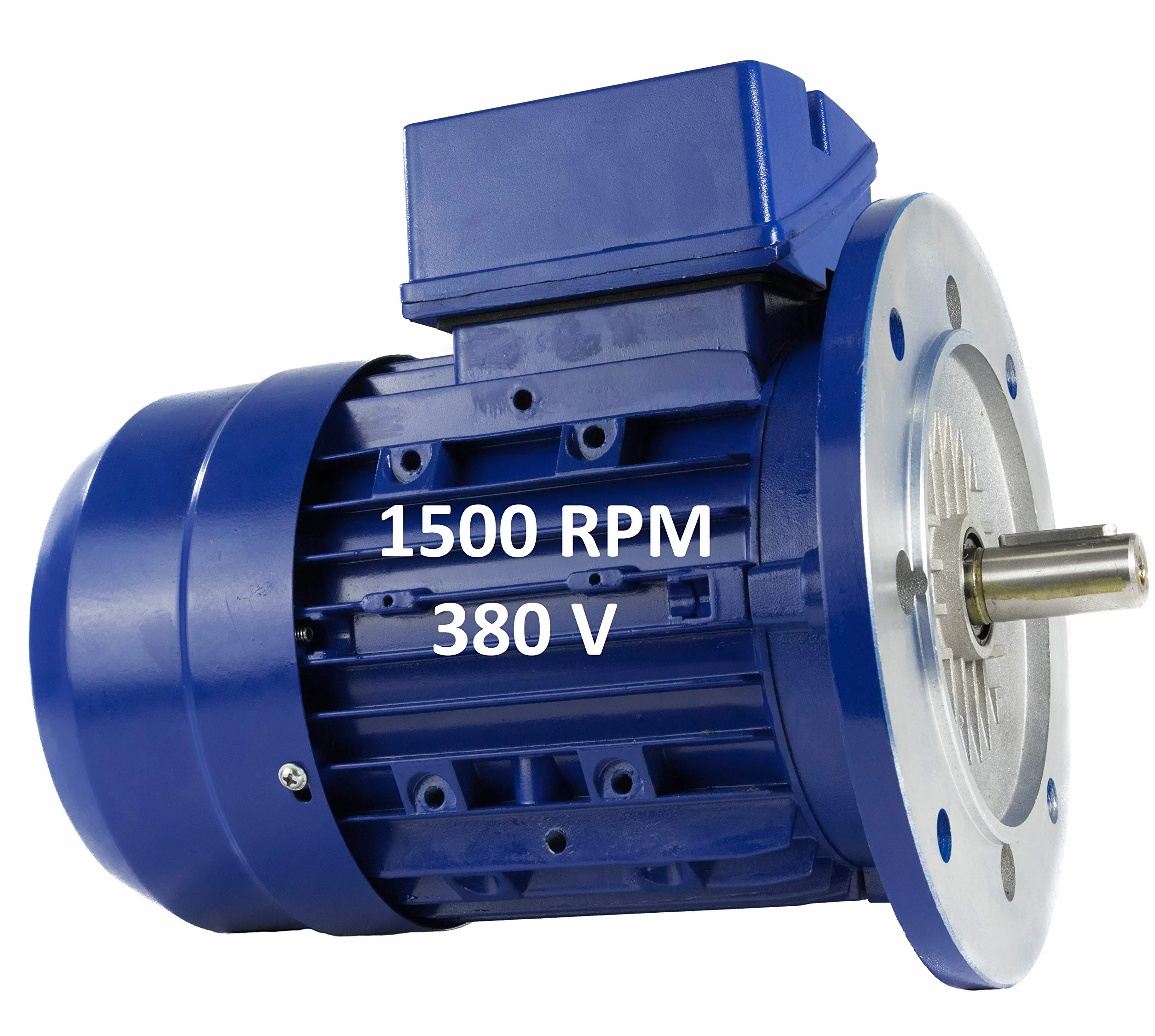 Motore elettrico trifase 0,18 KW/0,25 CV 220/380 V 1500 RPM B5 (flangia 140 mm) Dimensioni 63 - albero 11 mm Alren.