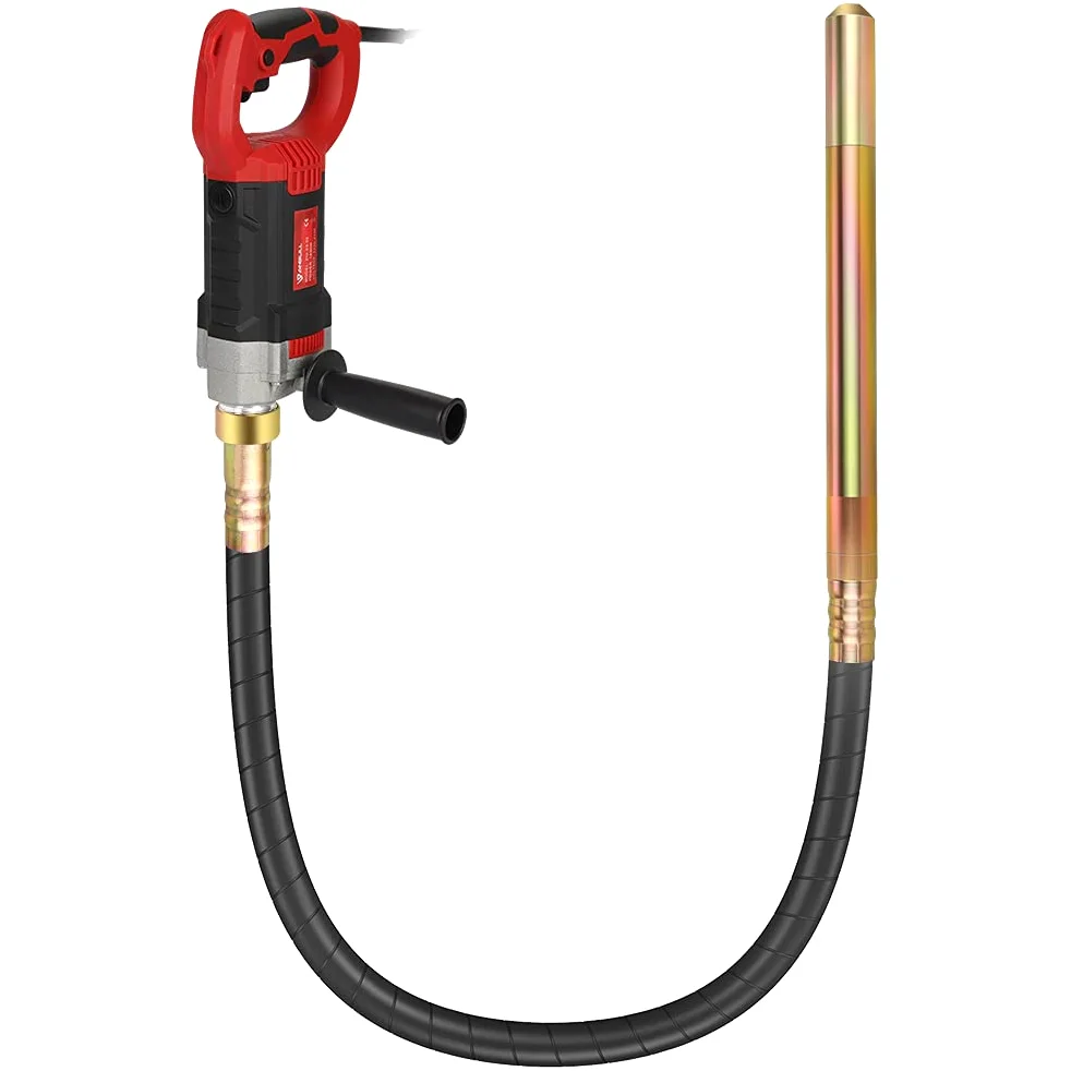 Anbull 1800W Vibratore elettrico per calcestruzzo, Lunghezza 2 m, frequenza 5500 rpm, diametro 35 mm