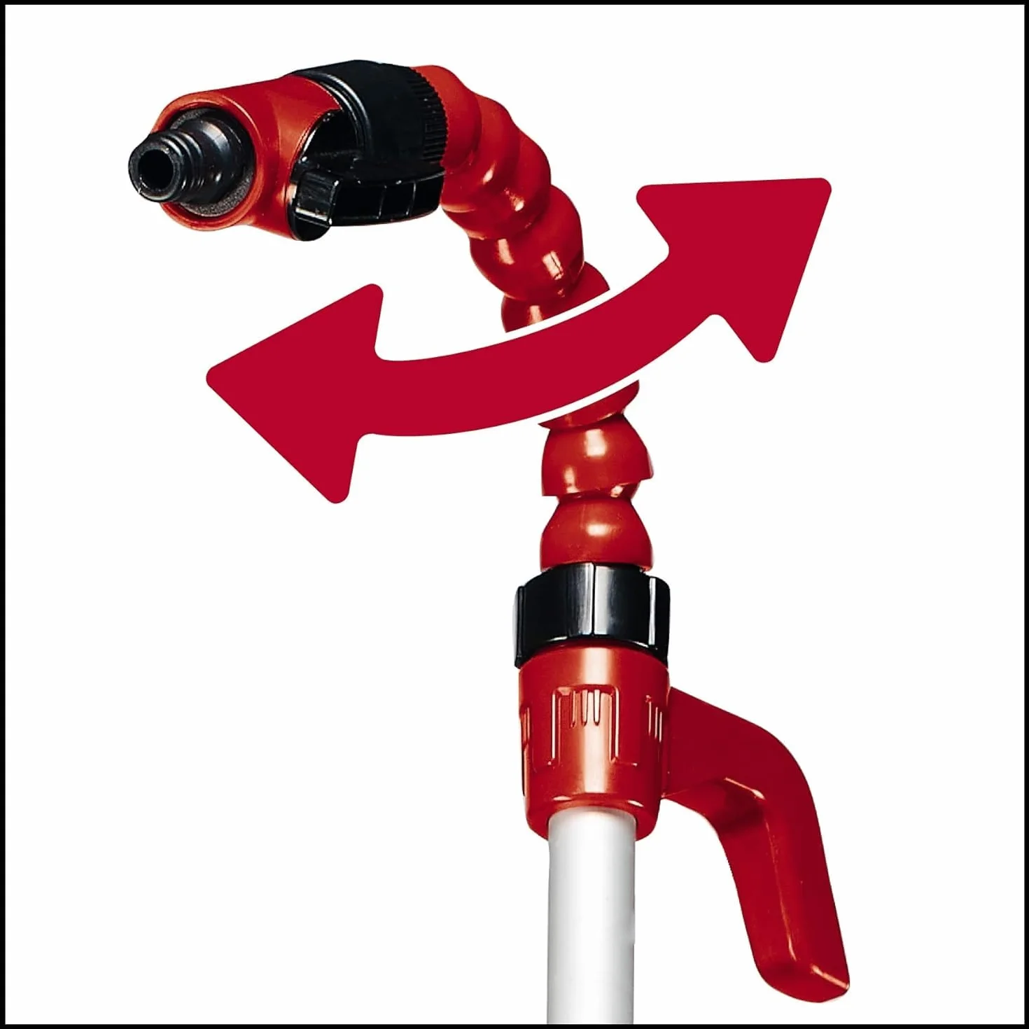 Einhell GE-PP 5555 RB-A Pompa per cisterne (550 W, portata max 5500 L/h, prevalenza 20 m, immersione max 7m, incl. Tubo a collo di cigno)