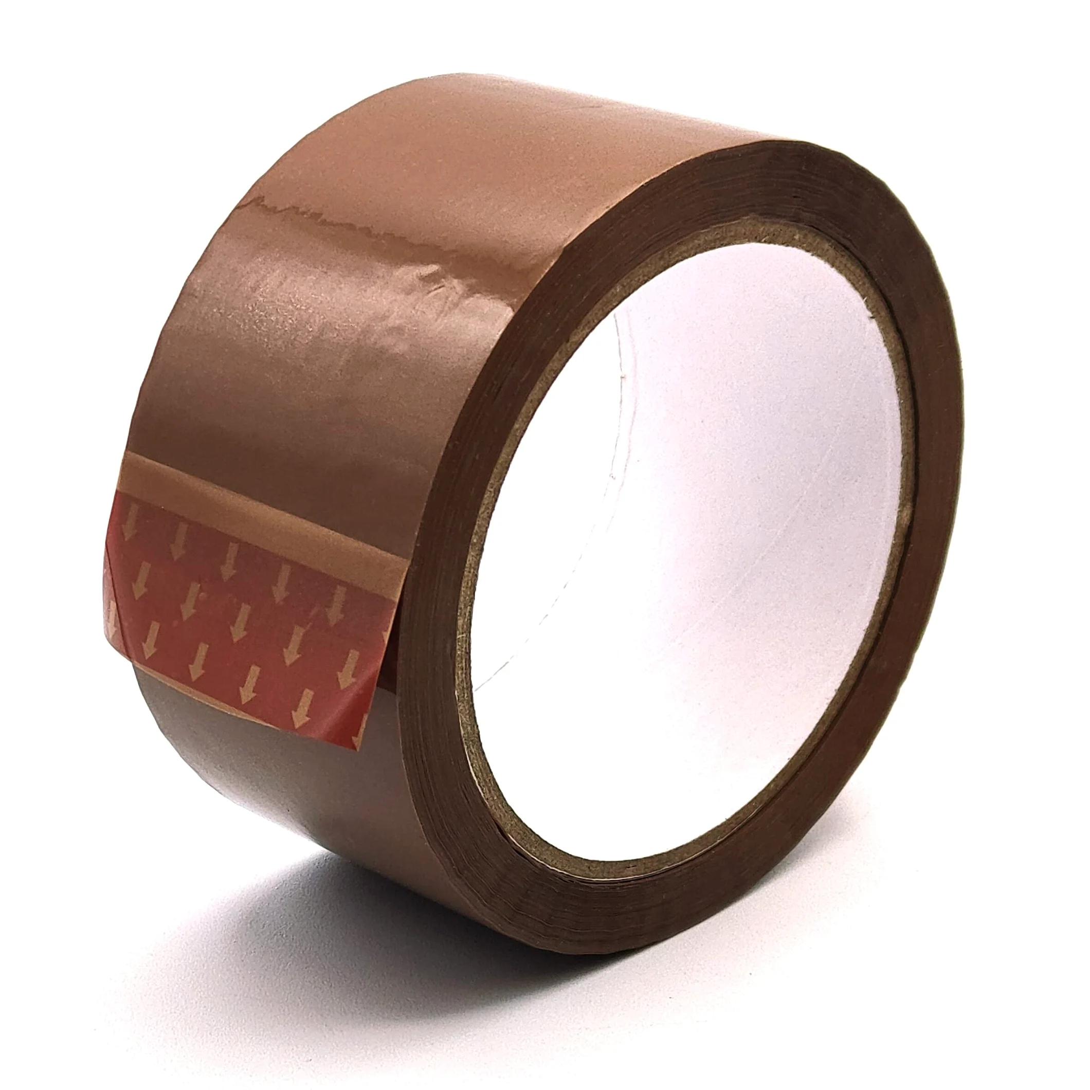 RAYLU PAPER - Rotoli di tenuta, nastro adesivo per imballaggio di scatole di spedizione resistente ed extra forte, 66 metri x 50 mm di larghezza (1 unità, marrone)