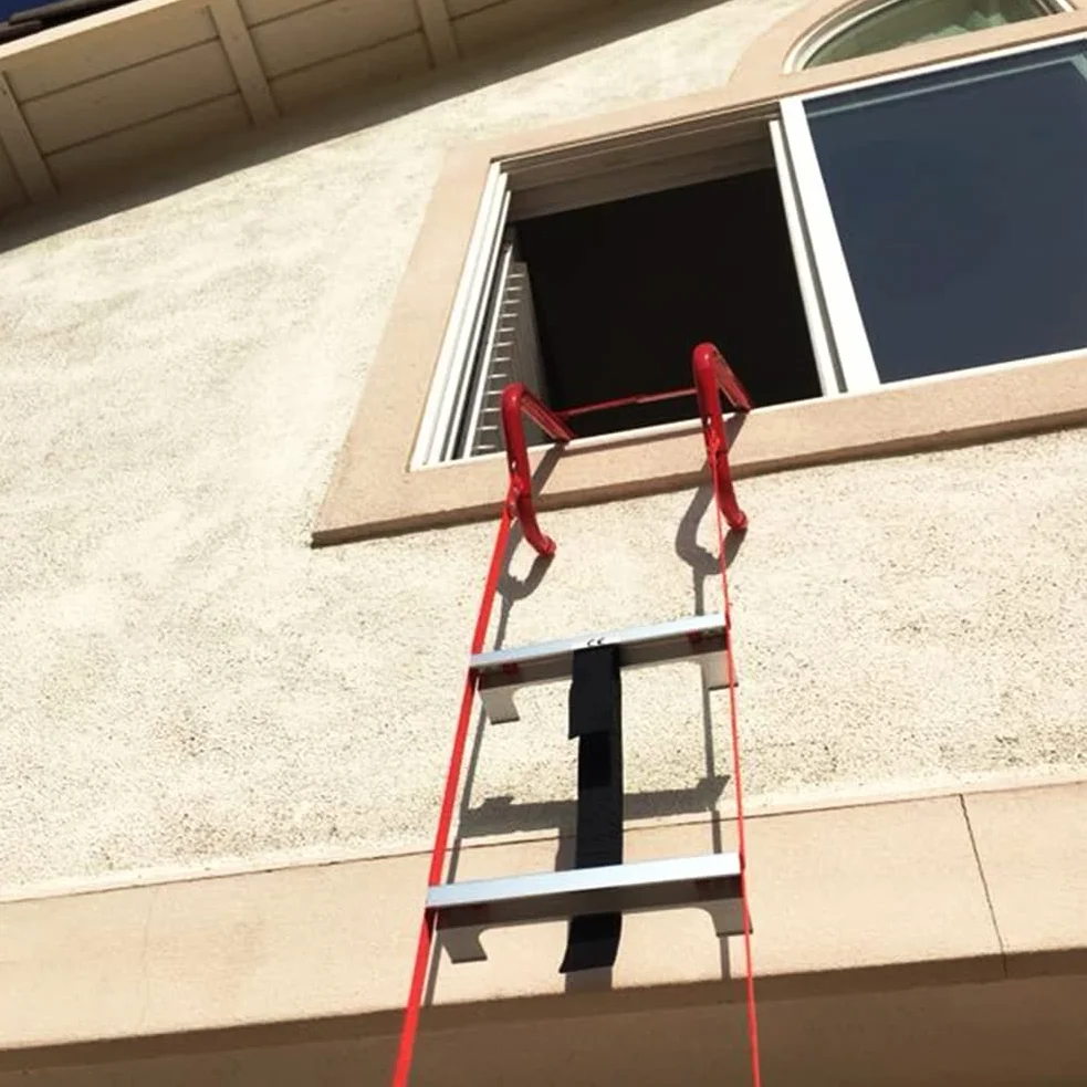 Hausse Scala antincendio retrattile a 2 piani, 4 m
