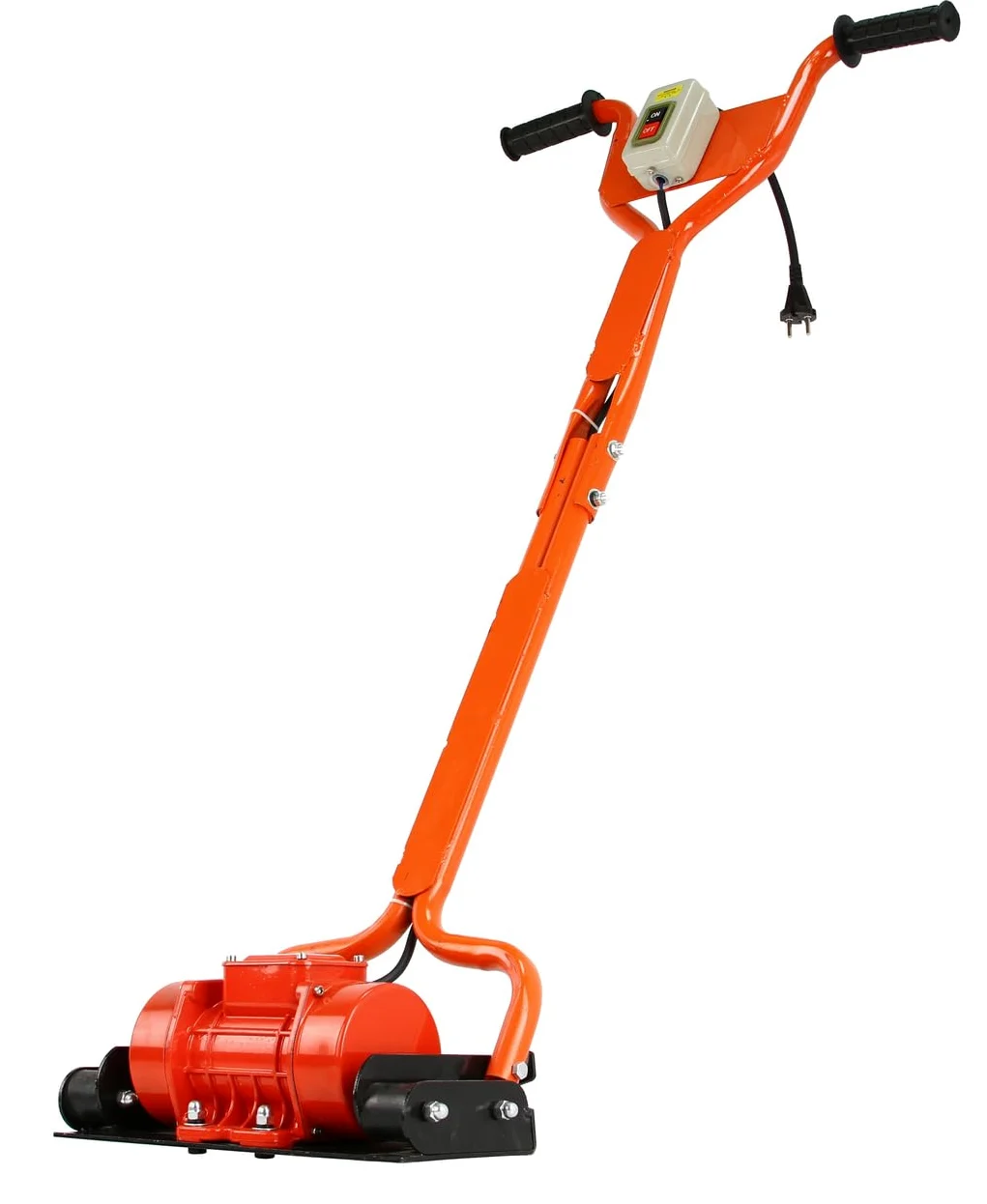Staggia Vibrante Elettrica per Cemento Calcestruzzo | 200 W | 1,5 m x 14 cm | 2800 giri/min | Raggio di Azione 18 cm
