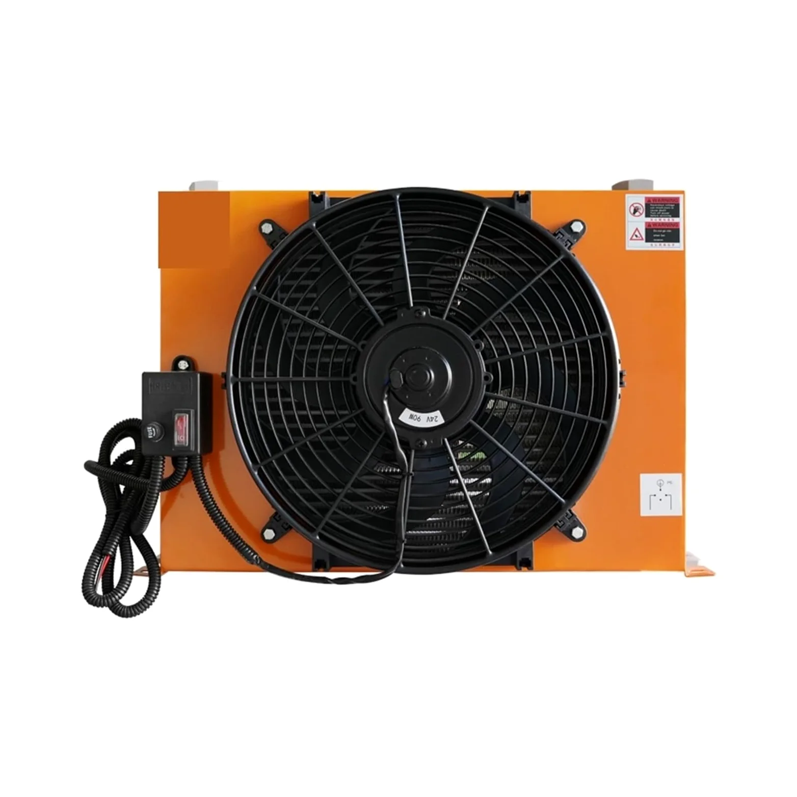Radiatore aria-olio idraulico, Radiatore 'olio idraulico, di controllo a temperatura industriale AH1012T-CA per sistema idraulico CNC(AH0607T-12V/24V)