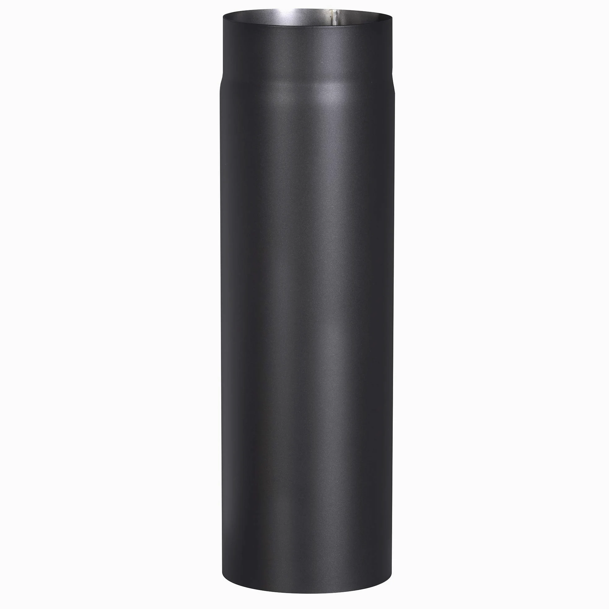FIREFIX R150/5 - Tubo per stufa in acciaio spesso 2 mm (tubo fumo) con diametro di 150 mm, per stufe e fuochi d'artificio, Senotherm, lunghezza 500 mm, colore: nero