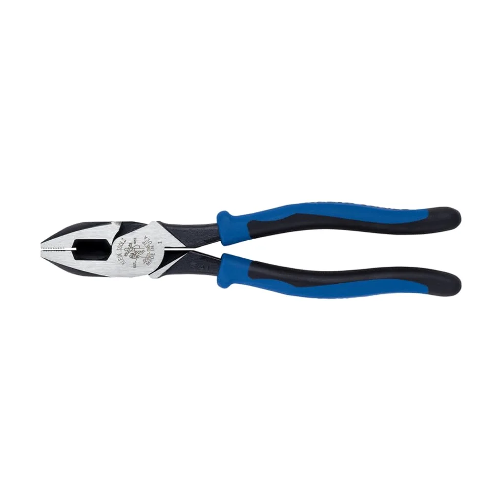 Klein Tools Journeyman J2000-9NETP Pinza per estrazione cavi Journeyman da 22,9 cm, realizzata negli Stati Uniti, da taglio laterale per impieghi gravosi