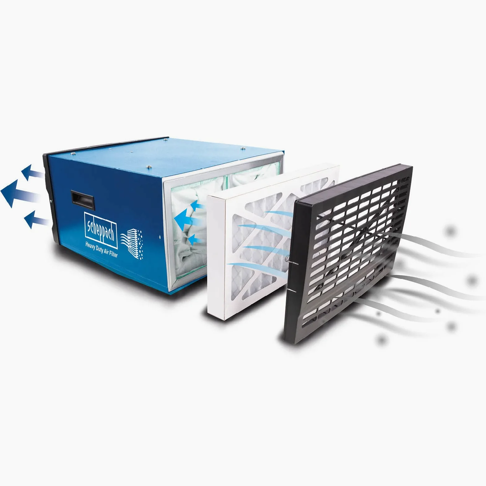 Sistema di filtrazione dell'aria SCHEPPACH - 110W - HDA-14