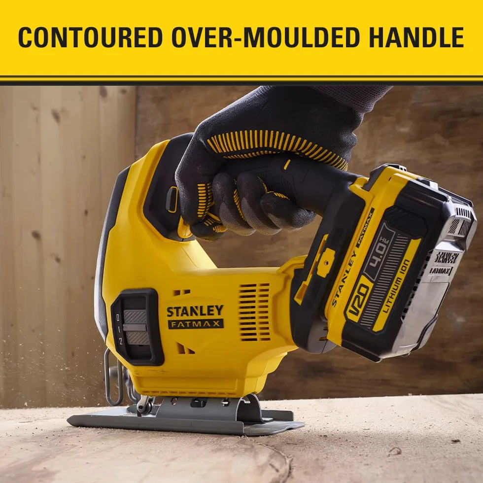 STANLEY FATMAX Sfmcs600B-Xj - Seghetto Alternativo 18V - Unità Senza Batteria E Caricabatteria