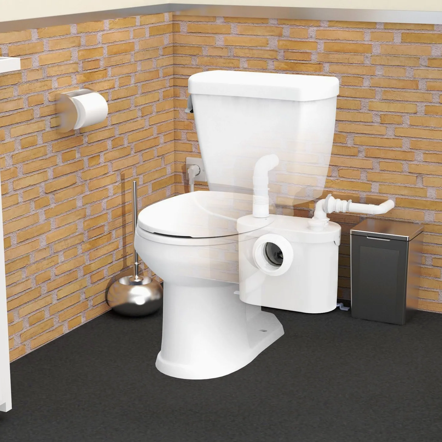 SFA - Pro 400 W Waste Shredder Adaptable to Toilet and Sink