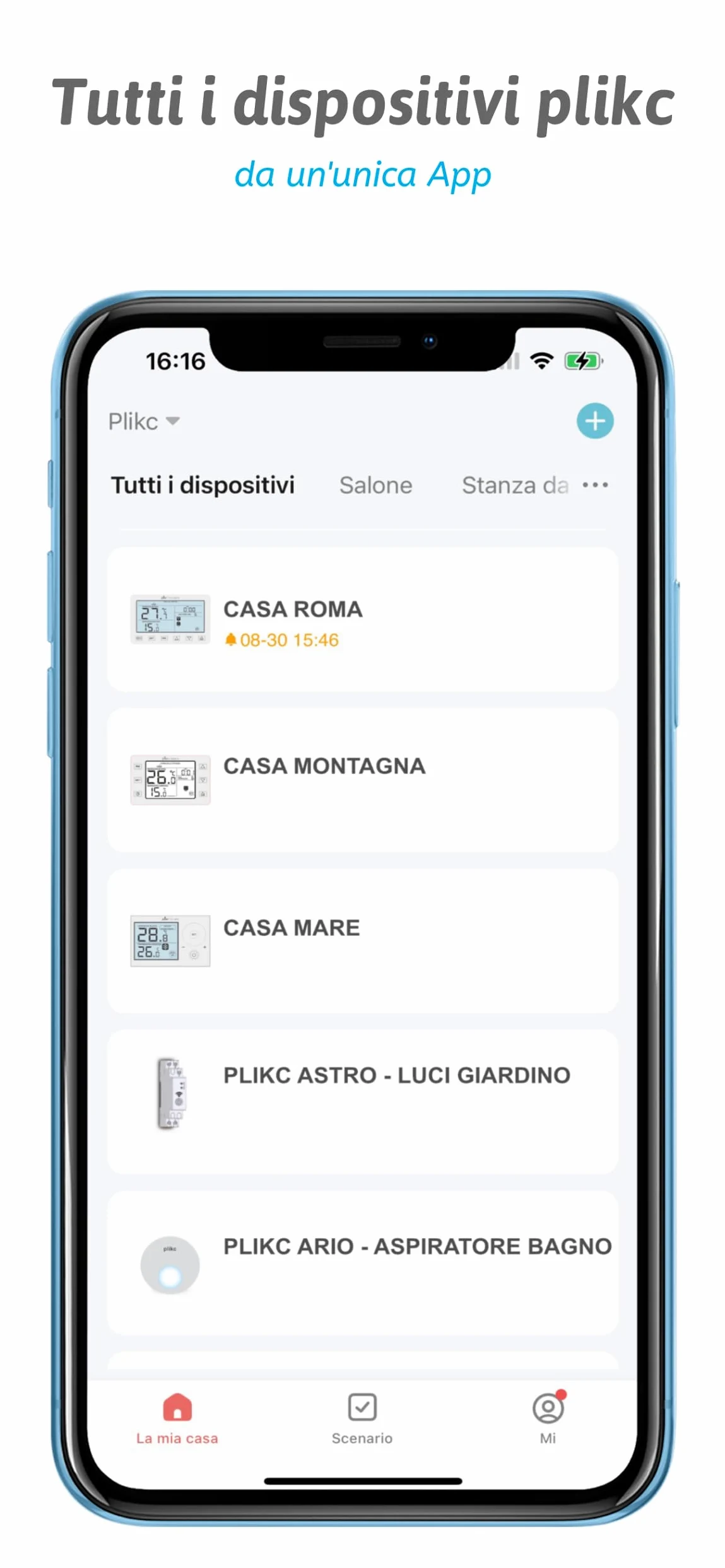 Plikc - Cronotermostato digitale Wifi dual band compatibile con Alexa - Alimentazione a 230V - (Neve PRO W)