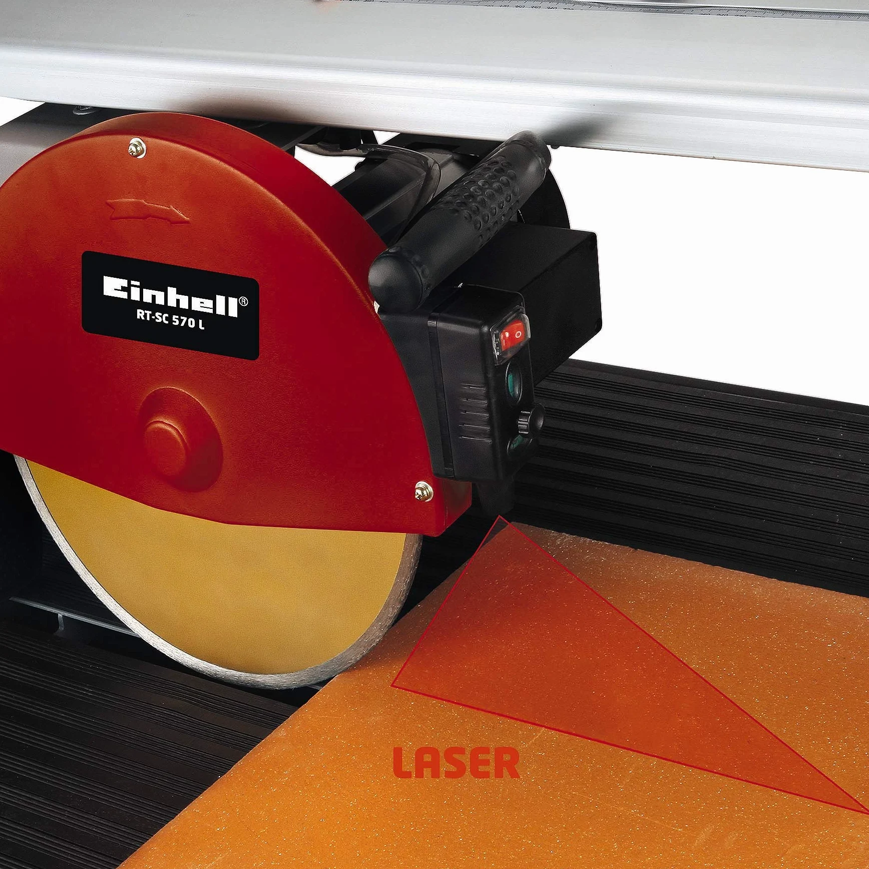 Einhell TE-SC 920 L Tagliapietre (220-240 V, 50 Hz, 2200 W, giri al min. 3000, taglio max 70x920 mm, incl. disco diamantato Ø 300)
