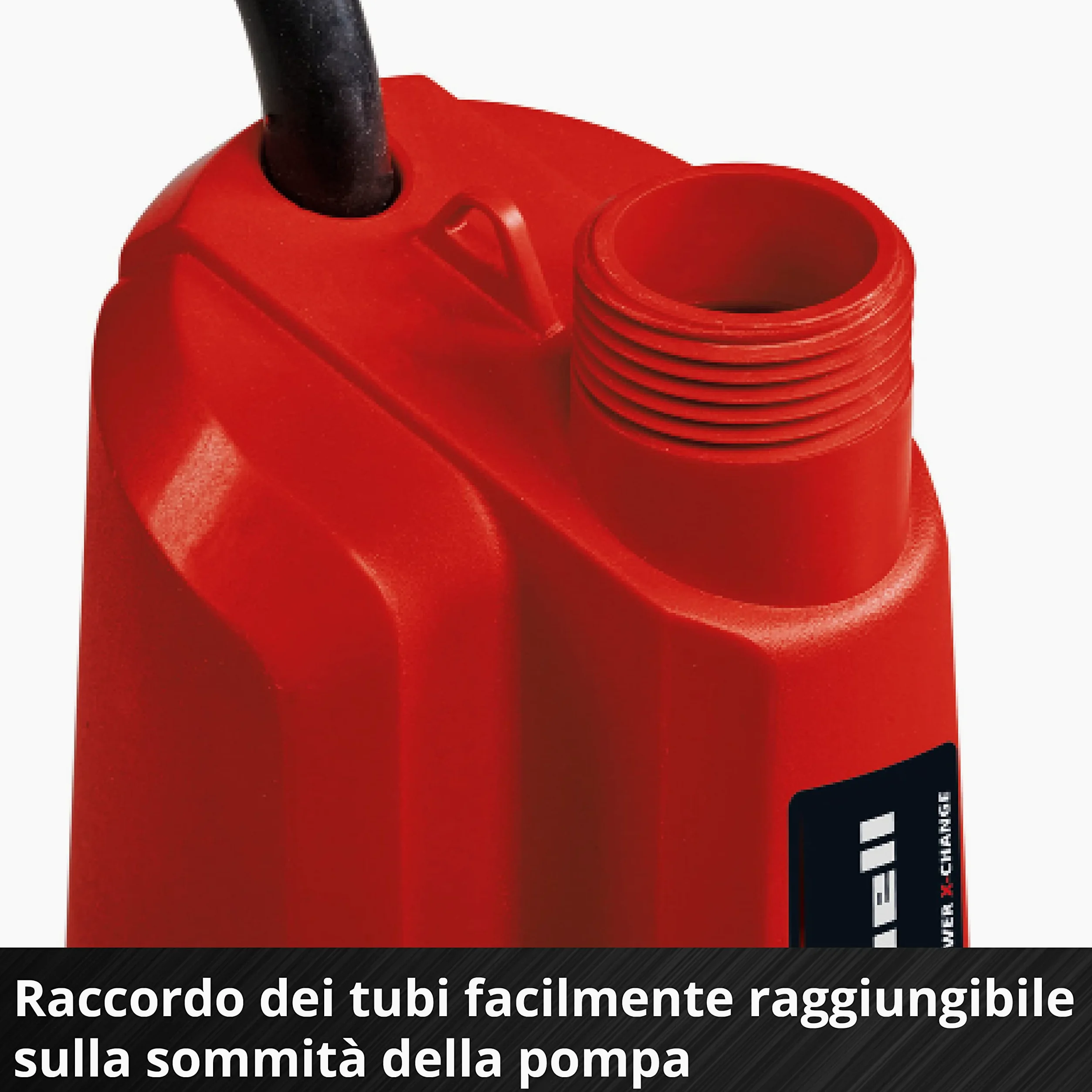 Einhell GE-PP 18 RB Li - Solo Pompa a immersione acqua piovana (18V, prevalenza 20 m, portata 3000 L/h, profondità max 4 m, senza batteria e caricabatteria)