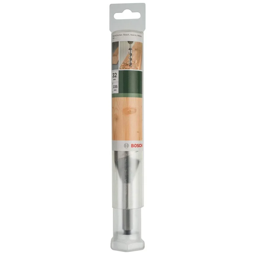 Bosch 2609255257 - Punta Perforatrice per Legno con Punta Filettata, Diametro, 32 mm