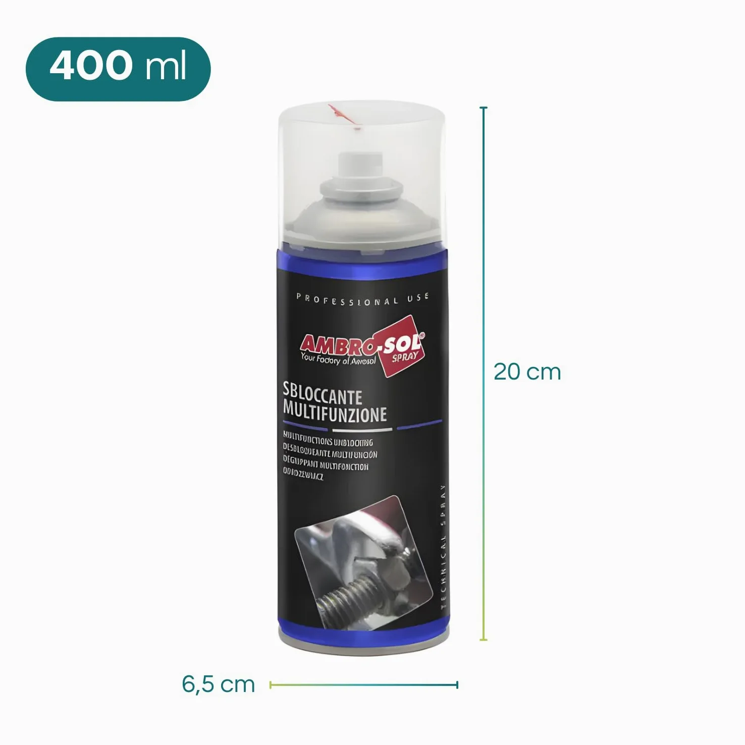 BOX 12pz SBLOCCANTE SVITOL MULTIFUNZIONE LUBRIFICANTE 400ML AMBROSOL