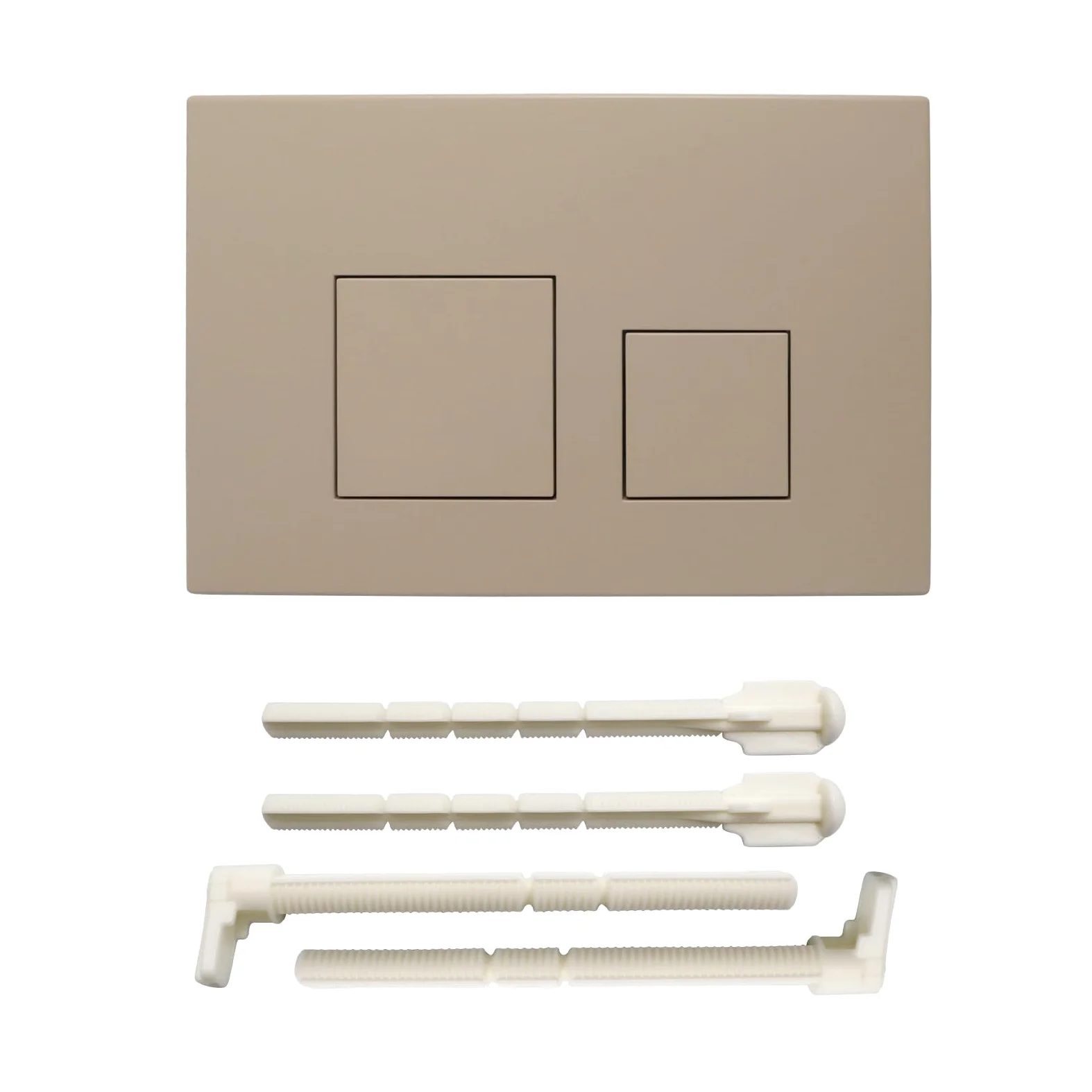 ACESOME Placca di comando per WC Compatibile con Geberit sigma01 sigma10 sigma20 sigma21 sigma30 sigma50 sigma60 Placca di comando in plastica per sciacquone a 2 modalità (Khaki)
