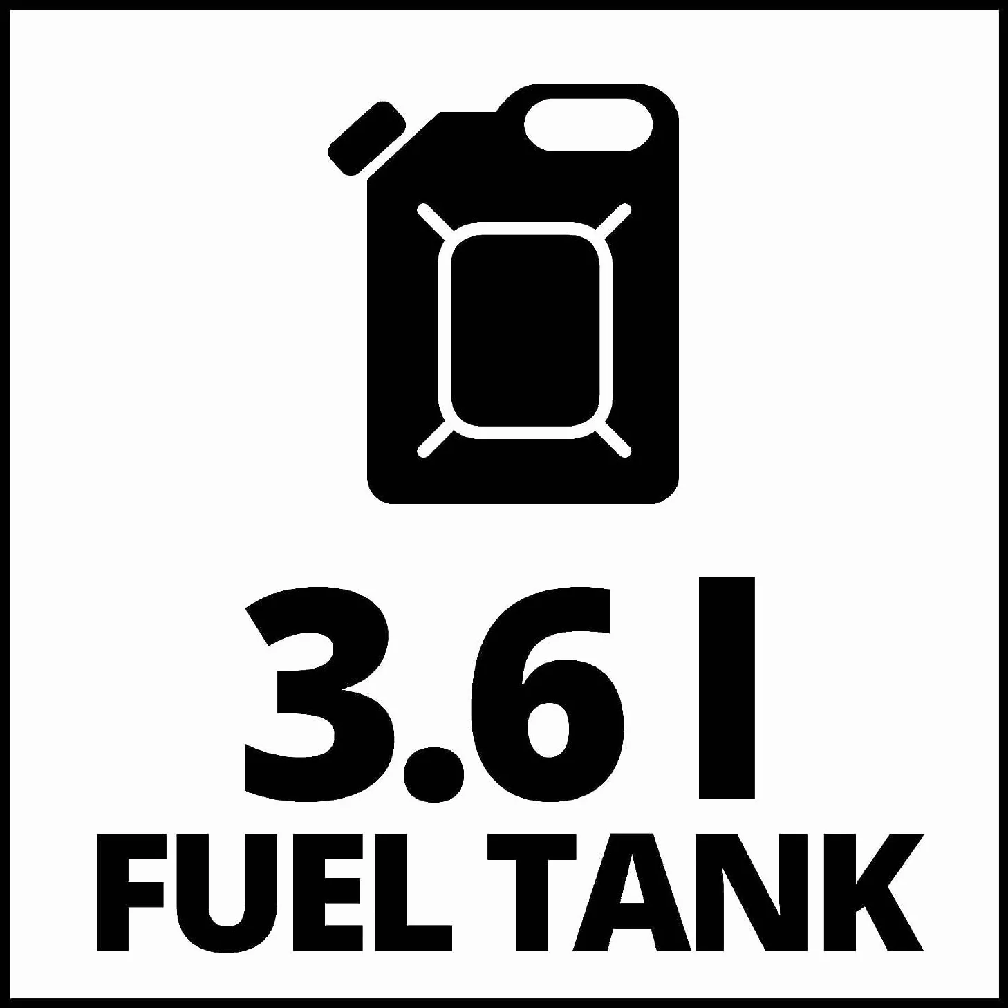 Einhell GE-PW 46 Motopompa (motore benzina 4 tempi, 4600 W - 6,3 HP, portata max 23000 L/h, prevalenza 26 m, altezza aspirazione max 6,5m, serbatoio benzina 3,6 l, dispositivo arresto mancanza olio)