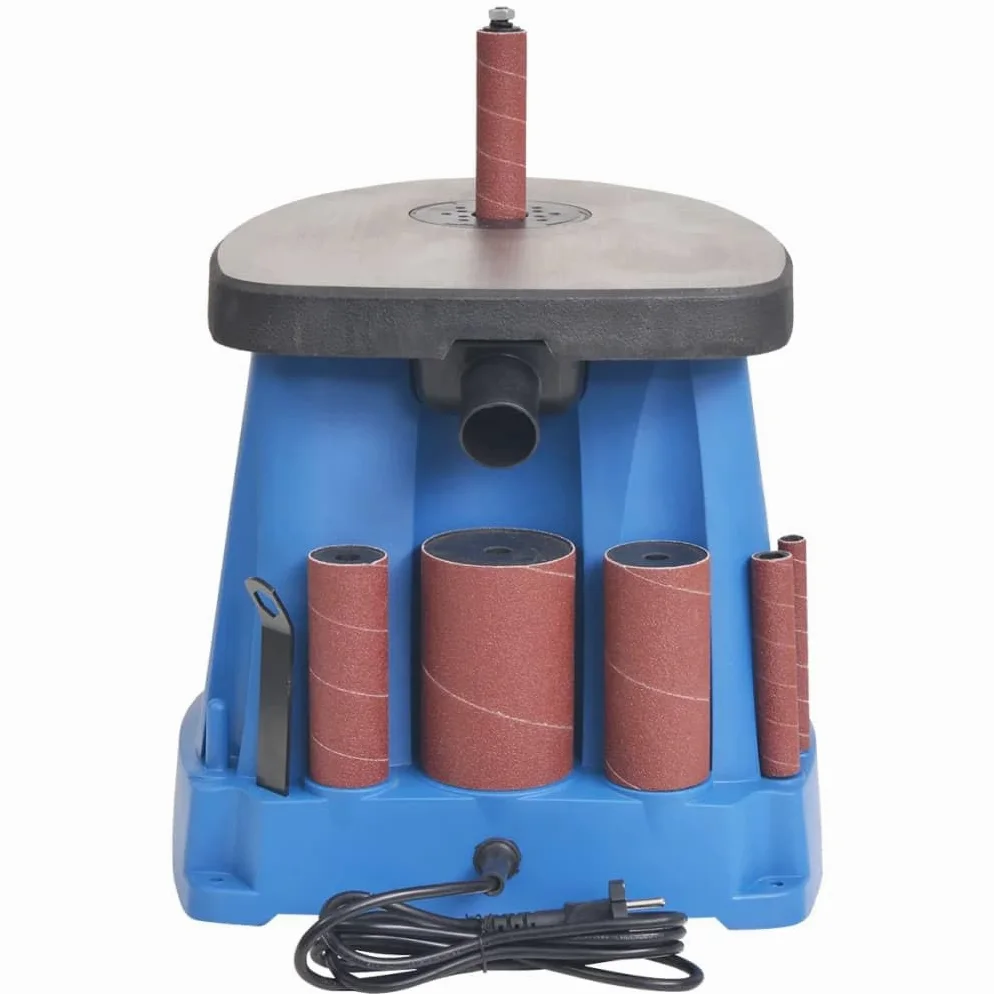 vidaXL Levigatrice a Mandrino Oscillante 450 W Blu Lucidatrice Sabbiatrice