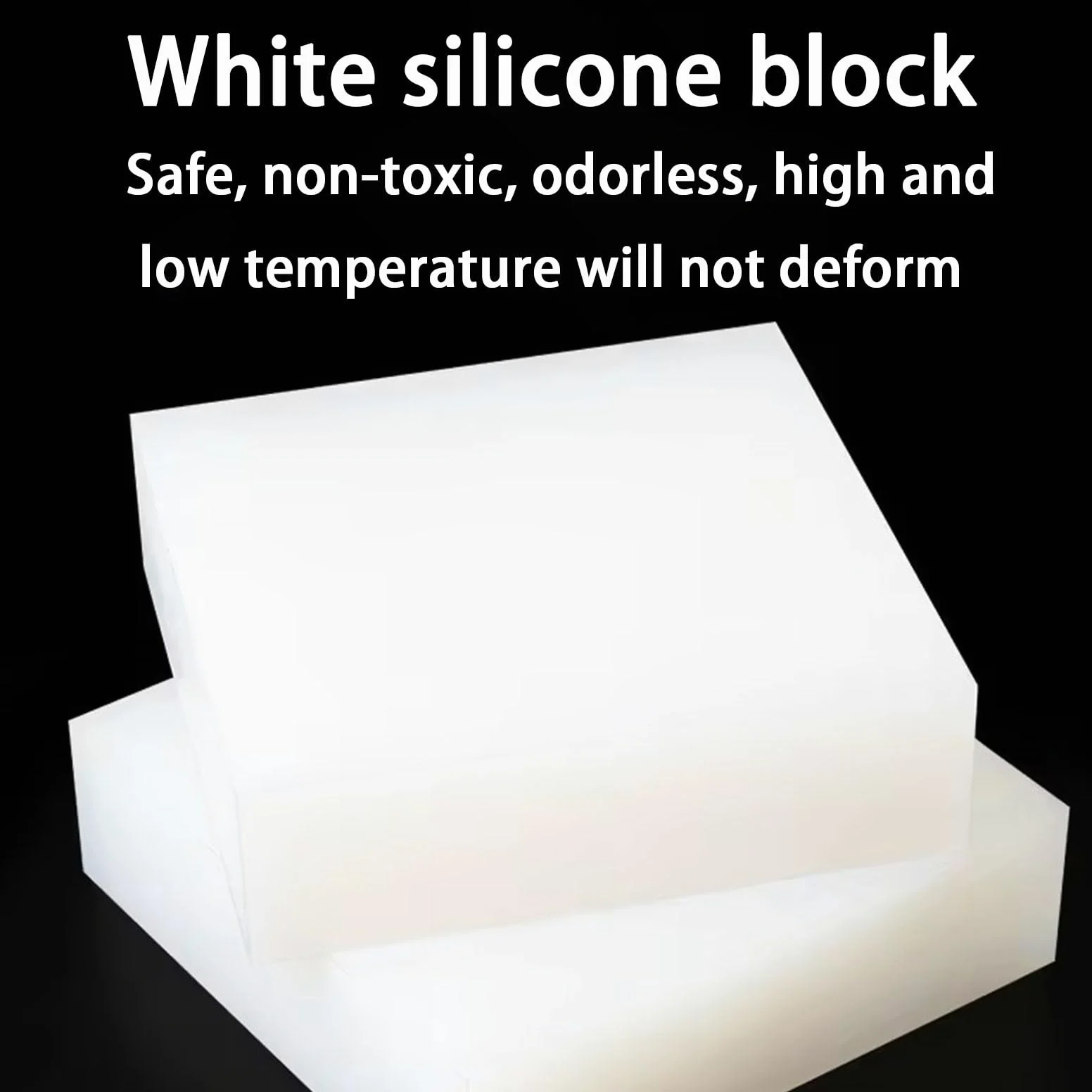 Blocco di Silicone Premium – Resistente al Calore per DIY, Artigianato, Stampaggio e Industria – Flessibile e Durevole,5PCS 100mm*100mm*15mm