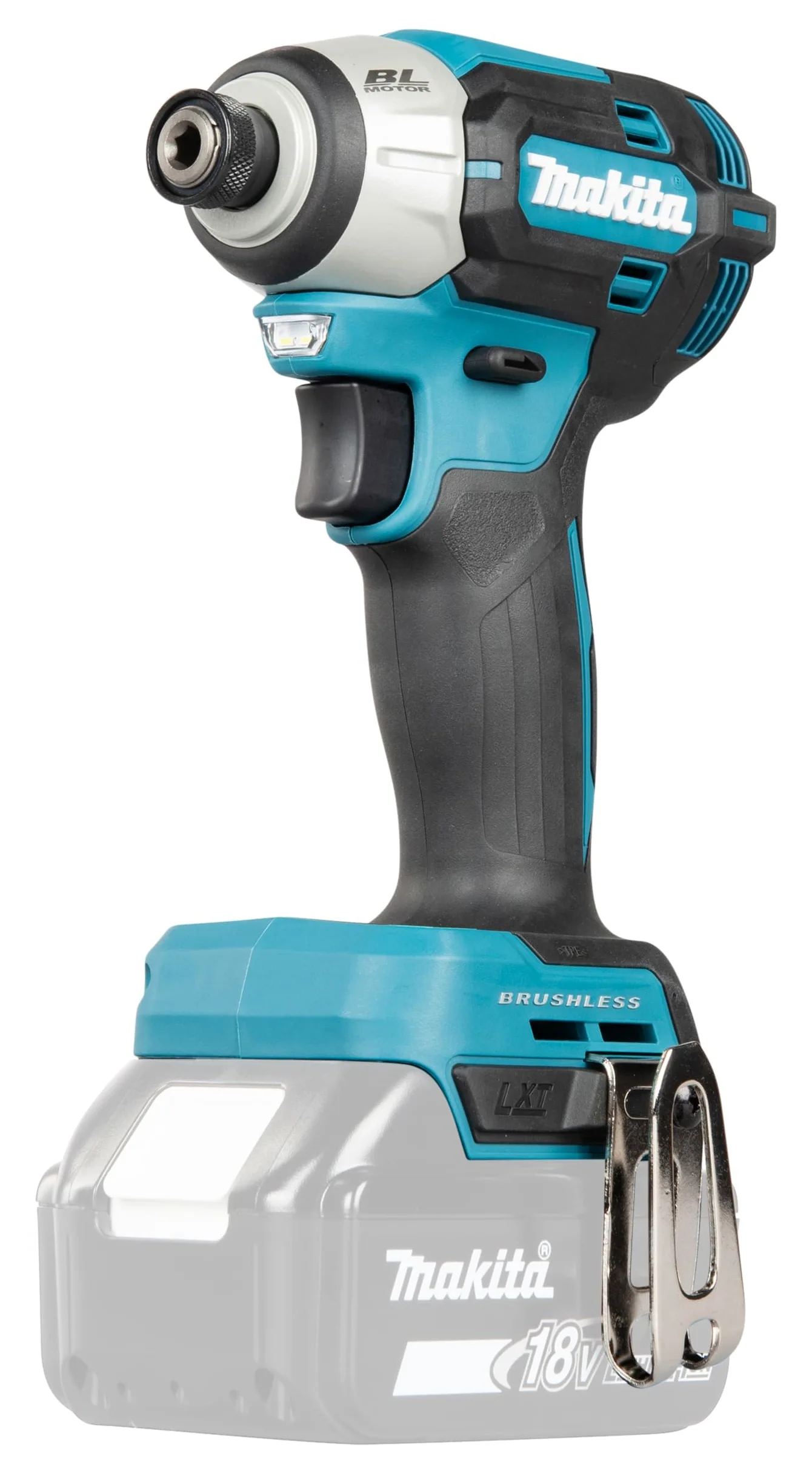 Makita Avvitatore a percussione a batteria DTD201Z, 18 V (senza batteria, senza caricatore)