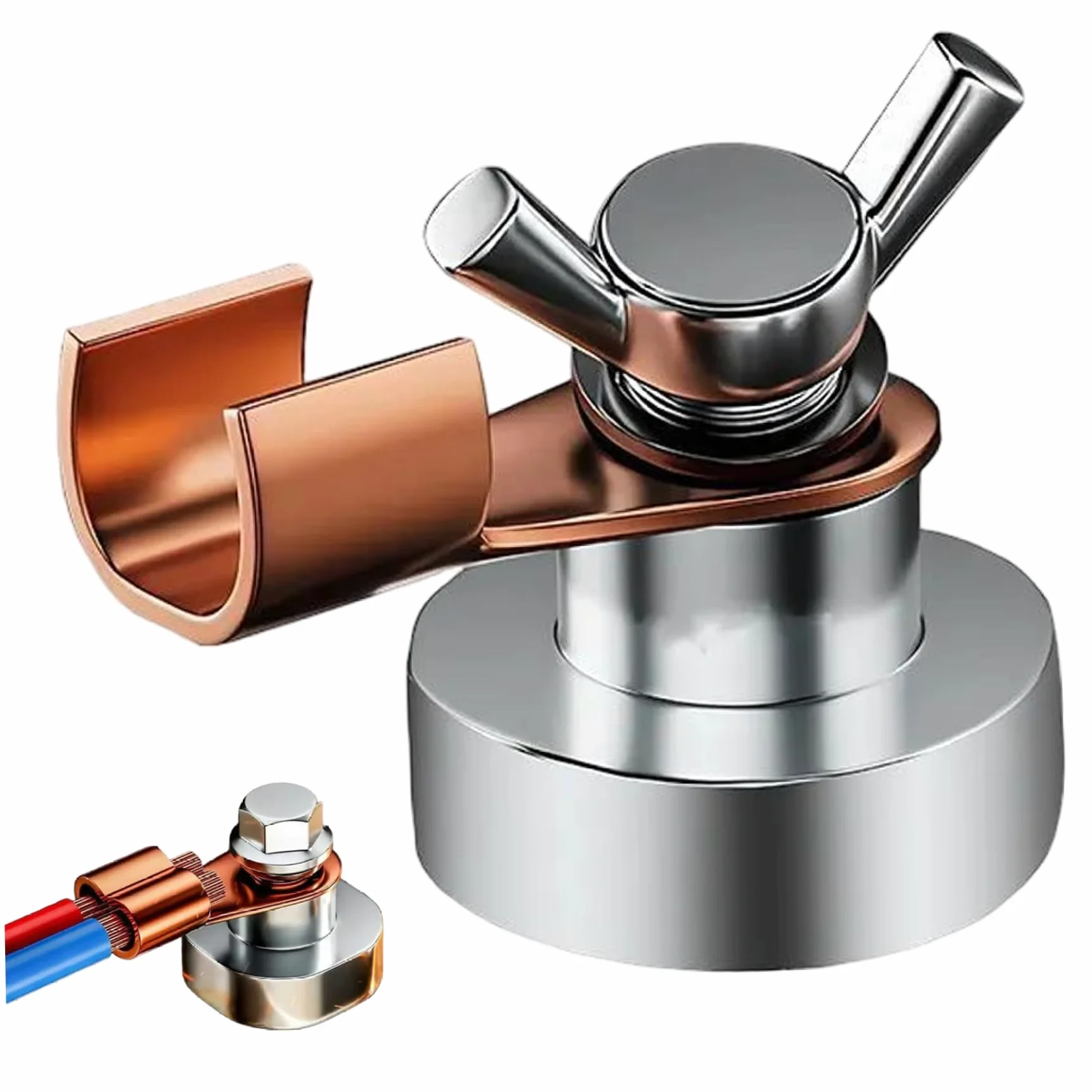 Magnete Di Massa Per Saldatura, Saldatura Con Morsetto Di Massa Magnetico, Portaelettrodo Con Morsetto A Resistenza Alla Corrosione Da 1, 37 Pollici 300A, Clip Per Cavo Saldatore Manuale Per Saldatric