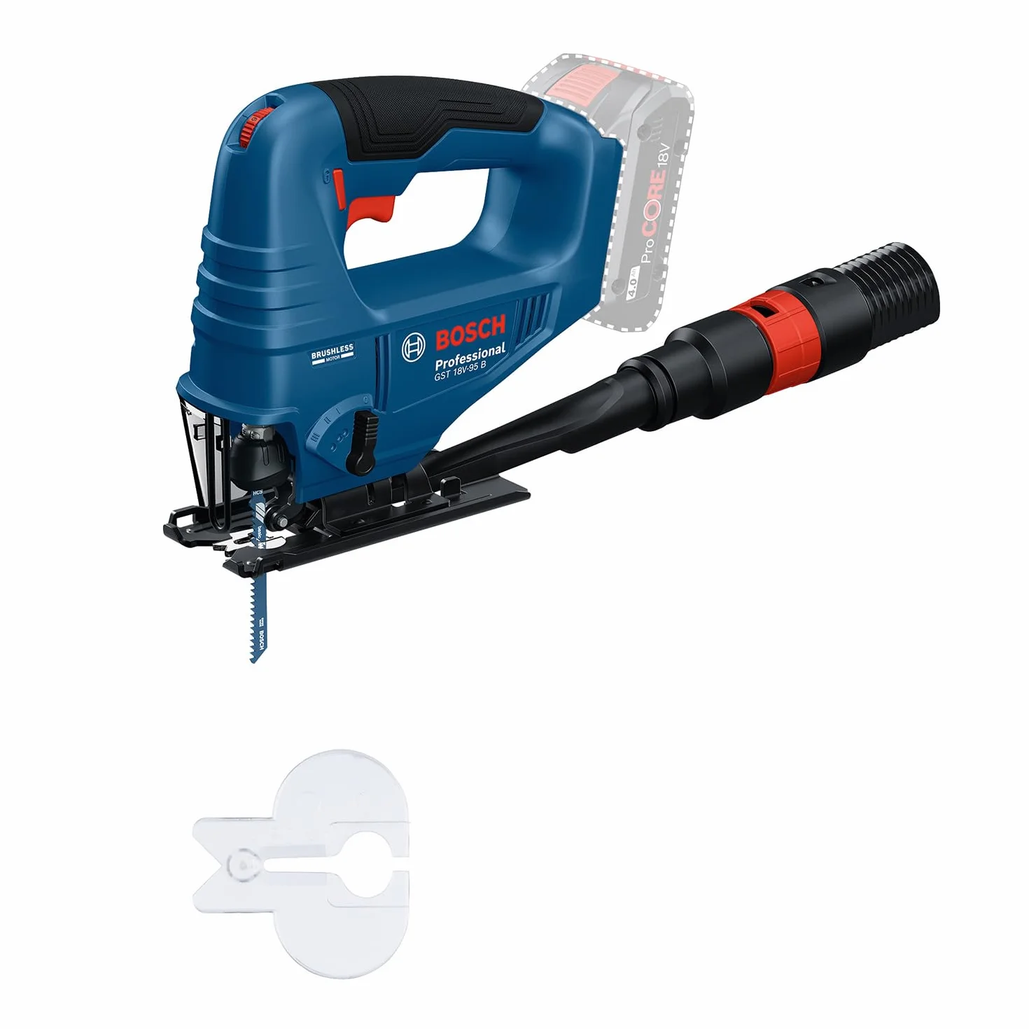 Bosch Professional 18V System Seghetto alternativo a batteria GST 18V-95 B (senza batteria/caricabatteria)