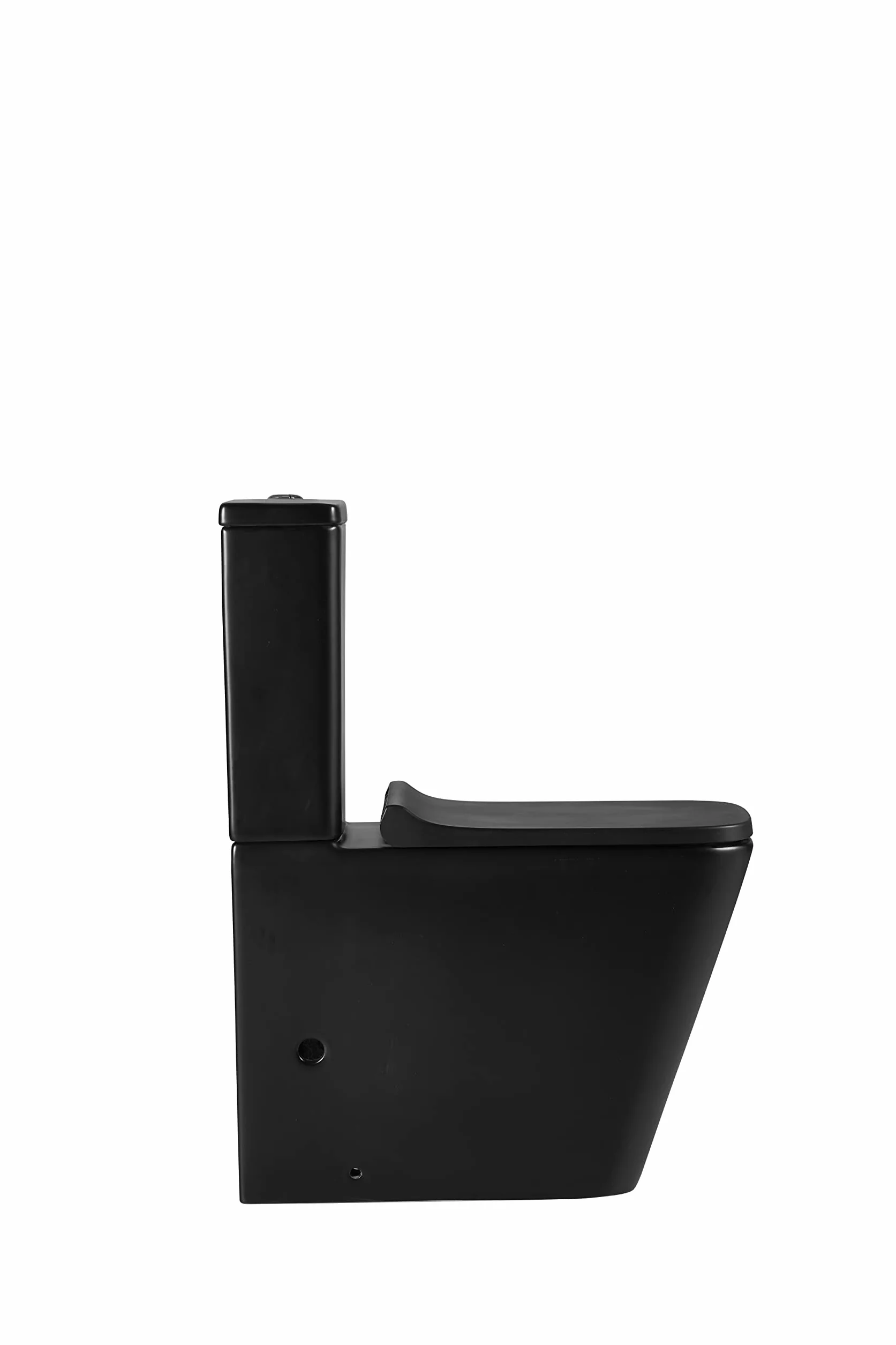 BTW Pisa WC compatto | 7 anni di garanzia | Colore Nero Opaco | 340x605x810mm