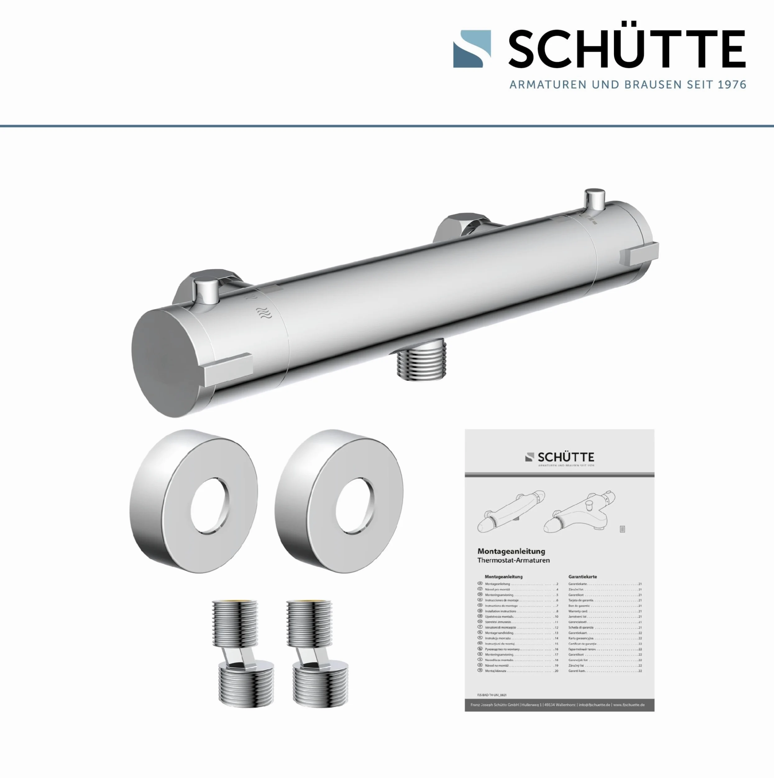 SCHÜTTE Robinet mitigeur thermostatique douche London