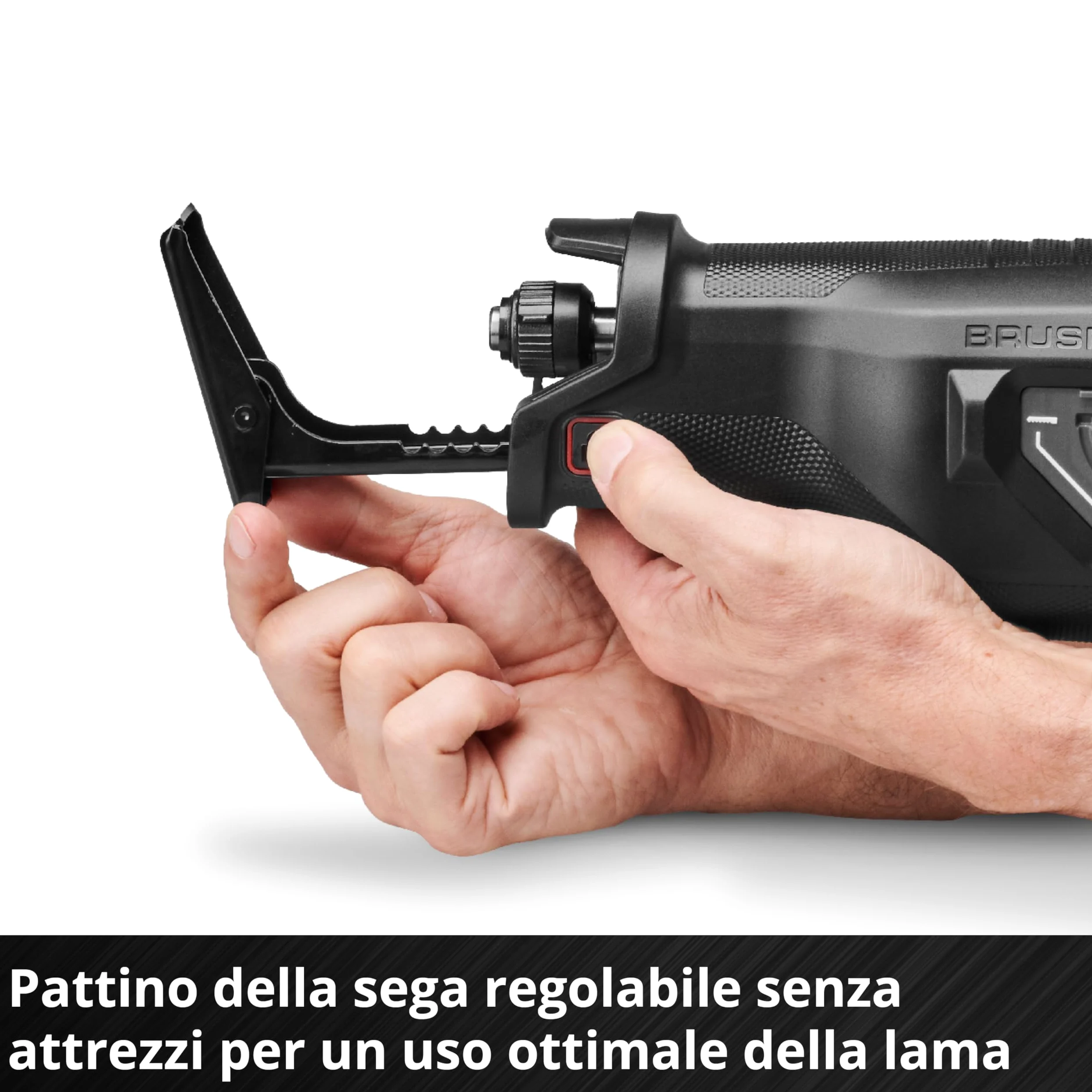 Einhell Professional Levigatrice eccentrica a batteria TP-AP 18/32 Li BL - Solo PXC (18V, 1300 W, Brushless, altezza di sollevamento 32 mm, profondità in legno 300 mm, incl. 2 lame, senza batteria)