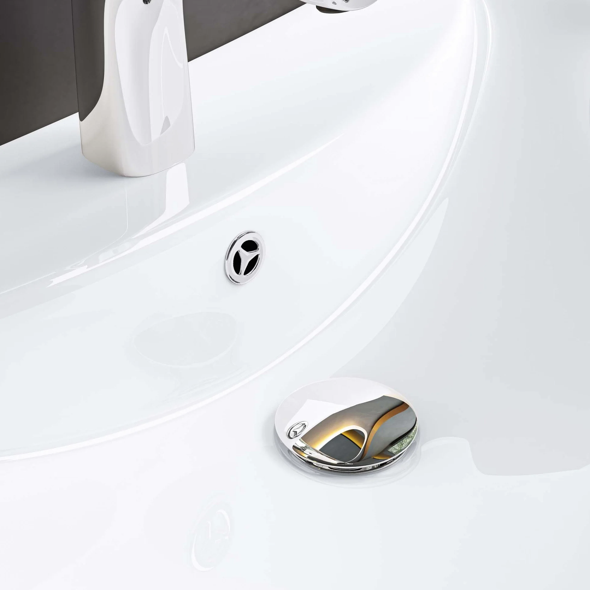 Mai & Mai Lavabo da Appoggio 60.5X44X18cm, Lavandino Bagno Lavabo in Ceramica Nano Rivestimenti inclusi Brüssel709