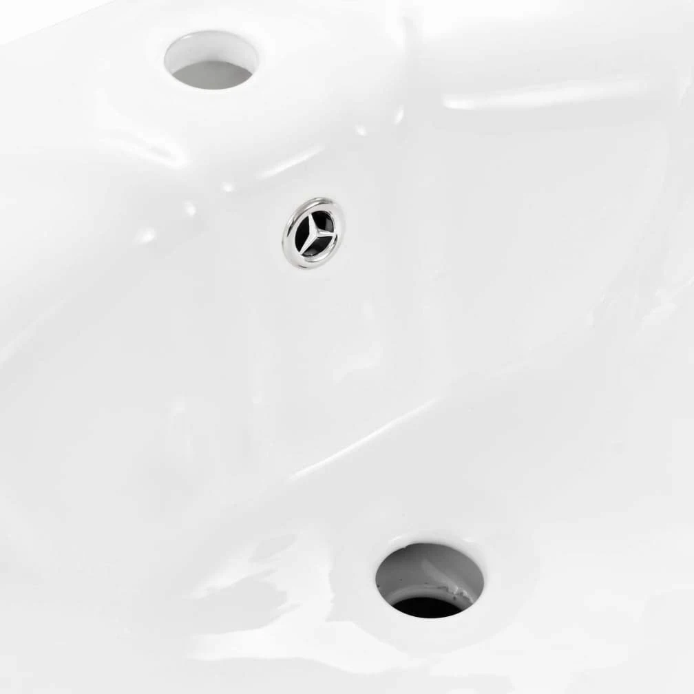 ShGaxin Lavandino a Colonna in Ceramica Bianca 580x510x200 mm,Lavandino,Lavandino Bagno,Lavandini Bagno,Articoli idraulici-143005