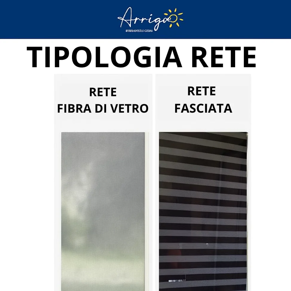 Zanzariera Laterale su Misura con Richiamo a Molla e Chiusura Magnetica | Guida Calpestabile | Rete in fibra di vetro | Struttura in Alluminio Vari Colori