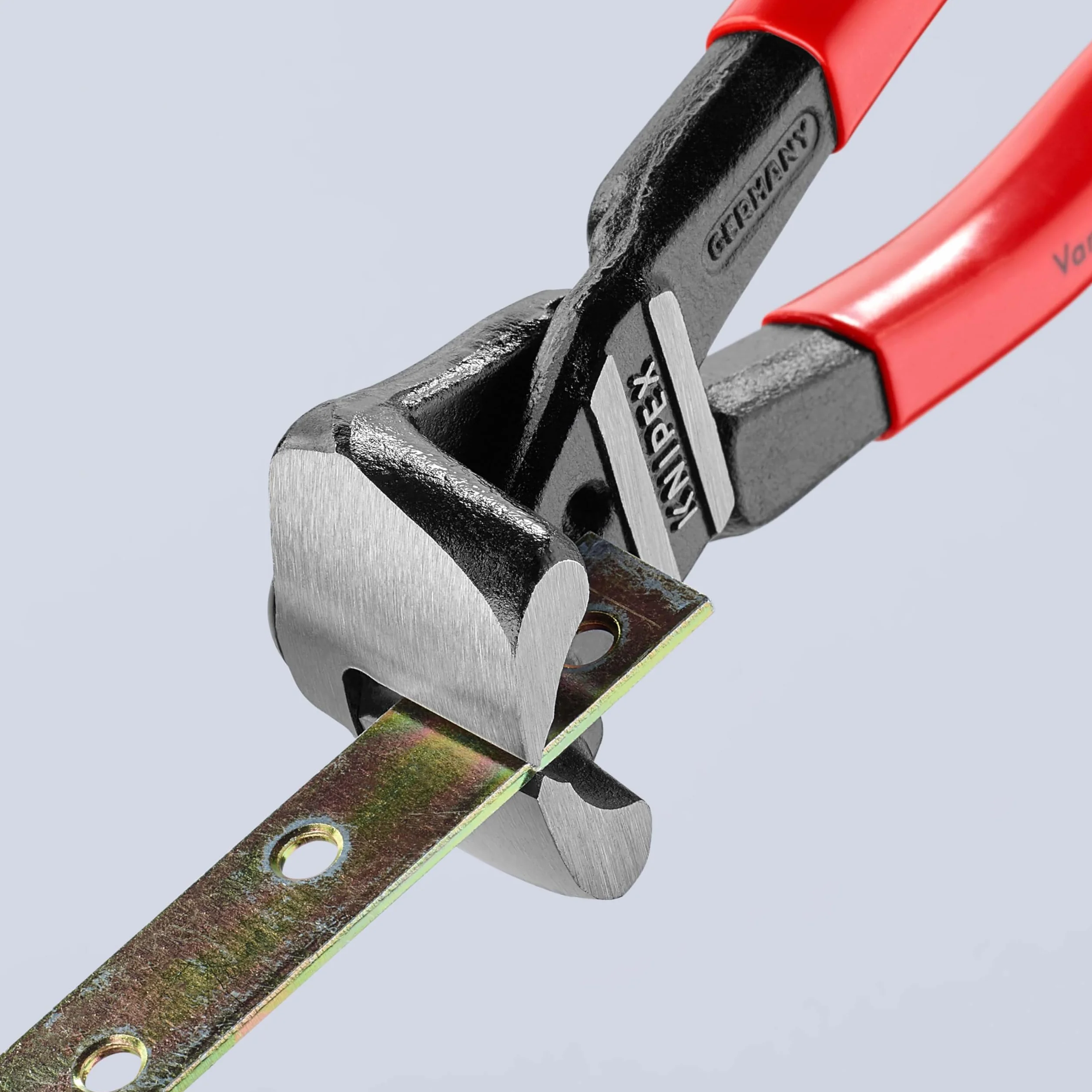 KNIPEX Tronchese con taglienti frontali per bulloni a grande forza di taglio rivestiti in resina sintetica 200 mm, 61 01 200