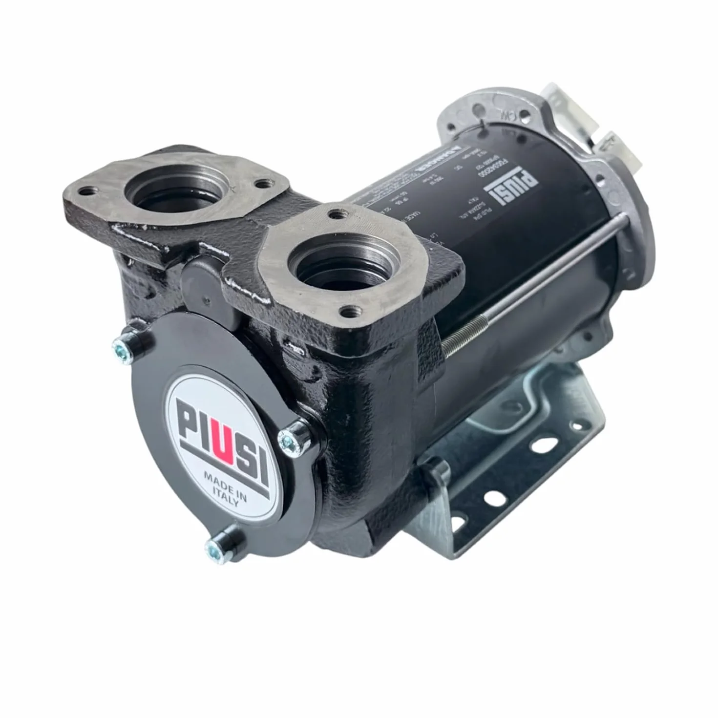 PIUSI Pompa Travaso Gasolio Autoadescante Elettrica - 50 L/min 12V, Per Batteria, Attacco Flangiato | BP3000 (F00342000)