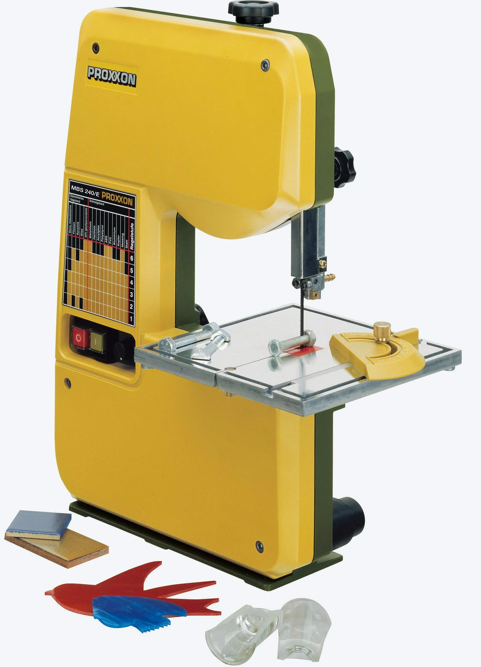 PROXXON 27172 MICROSEGA A NASTRO 220V. SEGA MBS-240-E ACCIAIO FERRO METALLI