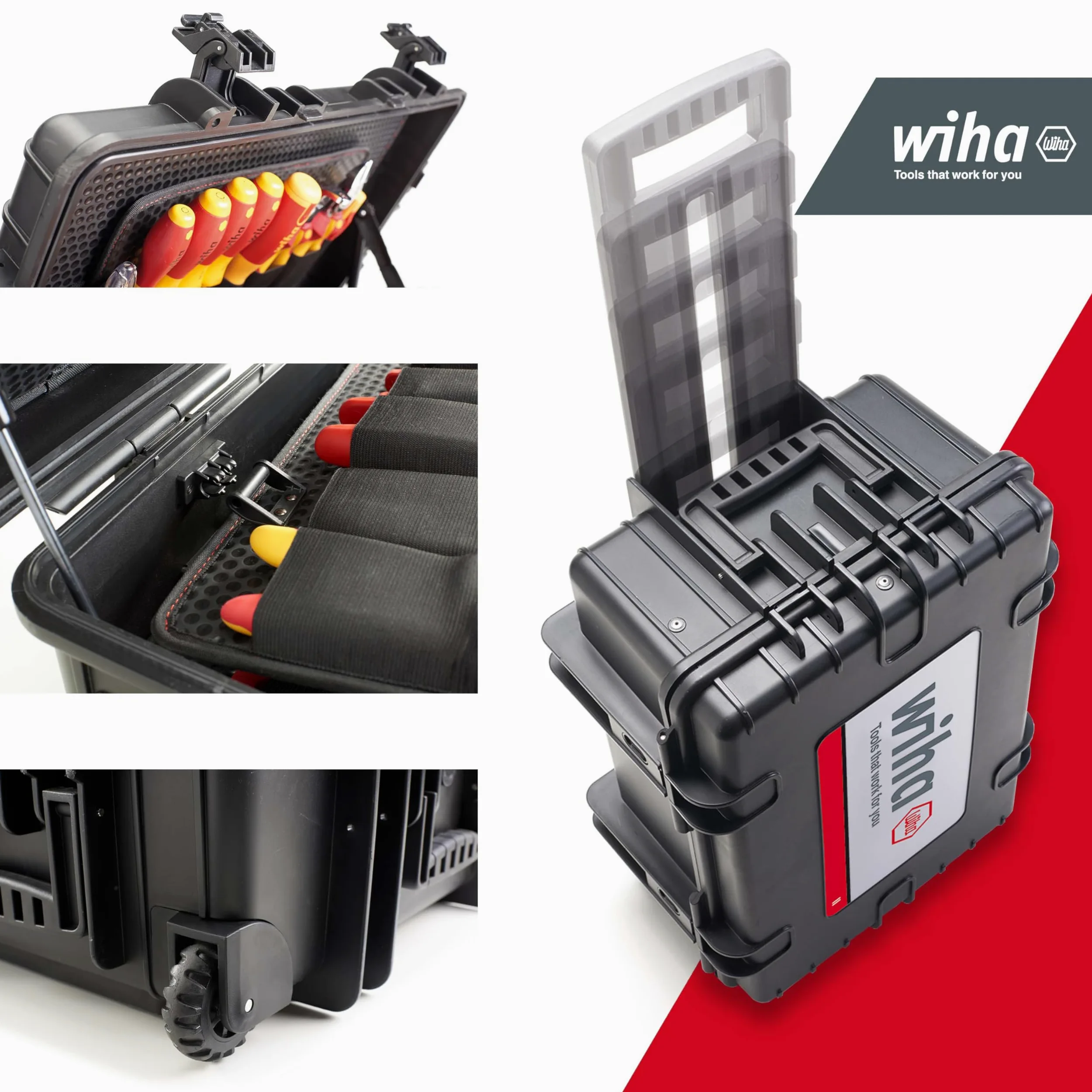Wiha Set Attrezzi per Elettricista 115 pz Attrezzi Utensili Cacciavite Punte