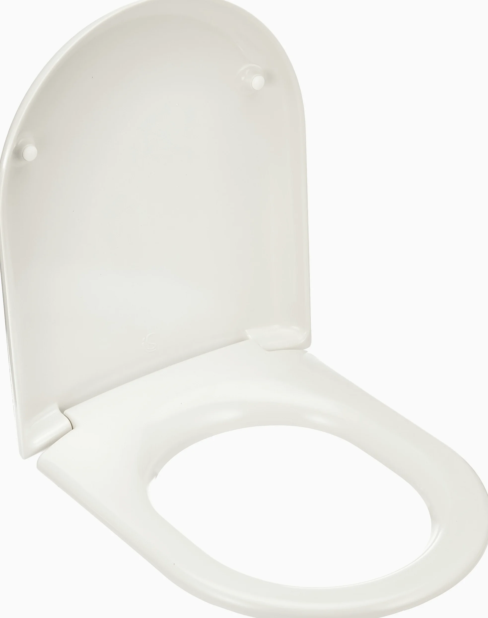Ideal Standard - Esedra, Copriwater originale dedicato in Duroplast, Tavoletta avvolgente compatibile da 355x425x6 mm, Copri wc avvolgente termoindurente con chiusura standard, T627701, Bianco
