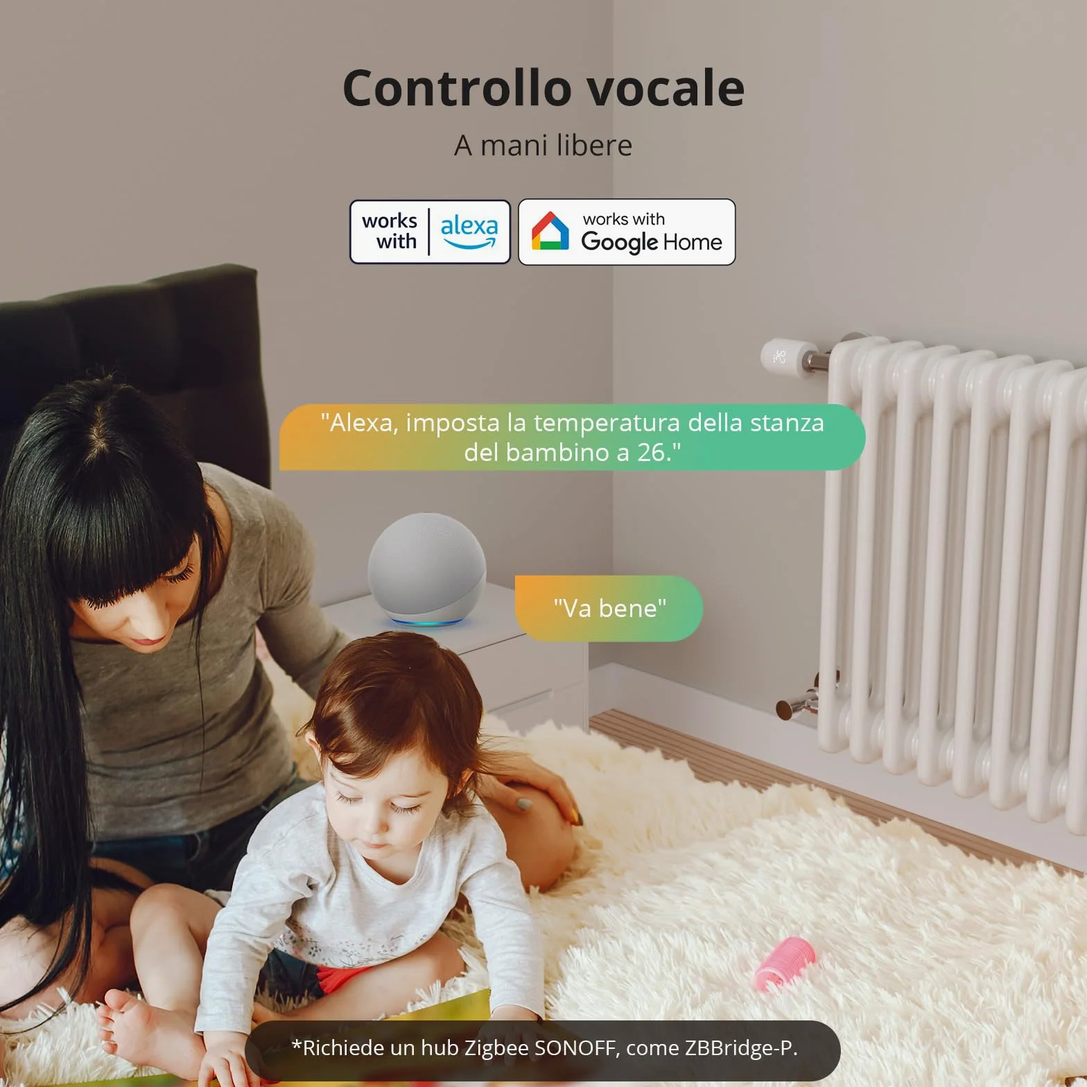 SONOFF Termostato da Radiatore TRVZB 4 Pezzi, Valvola Termostatica Intelligente, per Riscaldamento Intelligente con Funzione App, Richiede Hub Zigbee 3.0, Compatibile co Amazon Alexa/Home Assistant