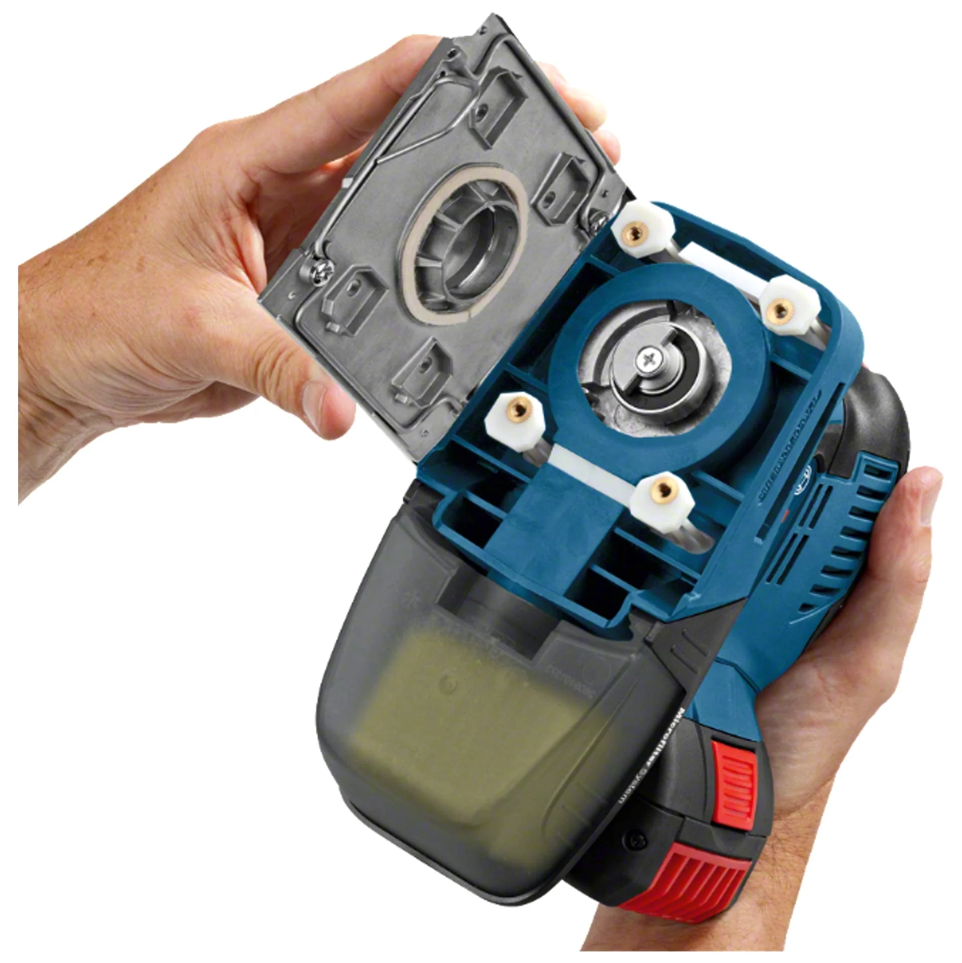 Bosch Professional GSS 18V-10 Levigatrice Orbitale a Batteria, 18 V, 5 Ah, Blu
