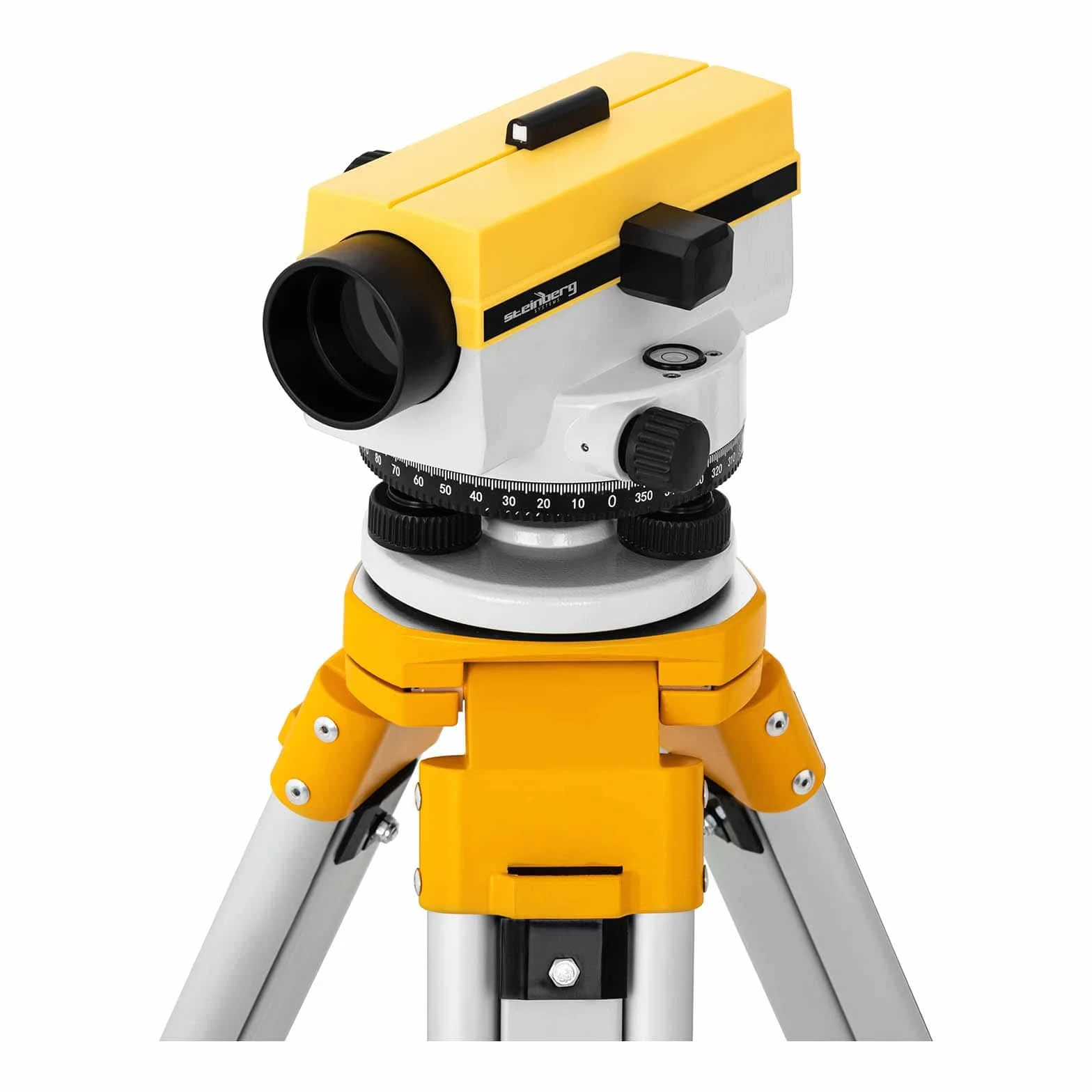 Steinberg Systems Livello Ottico Livellatore con Stativo e Stadia SBS-LIS-32/40 (32x, 40 mm, 1 mm, Compensatore ad aria)